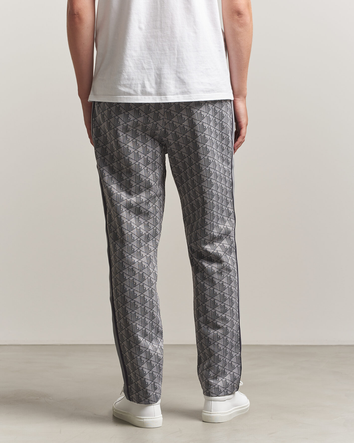 Herr | Byxor | Lacoste | Monogram Track Pants Calluna/Graphite