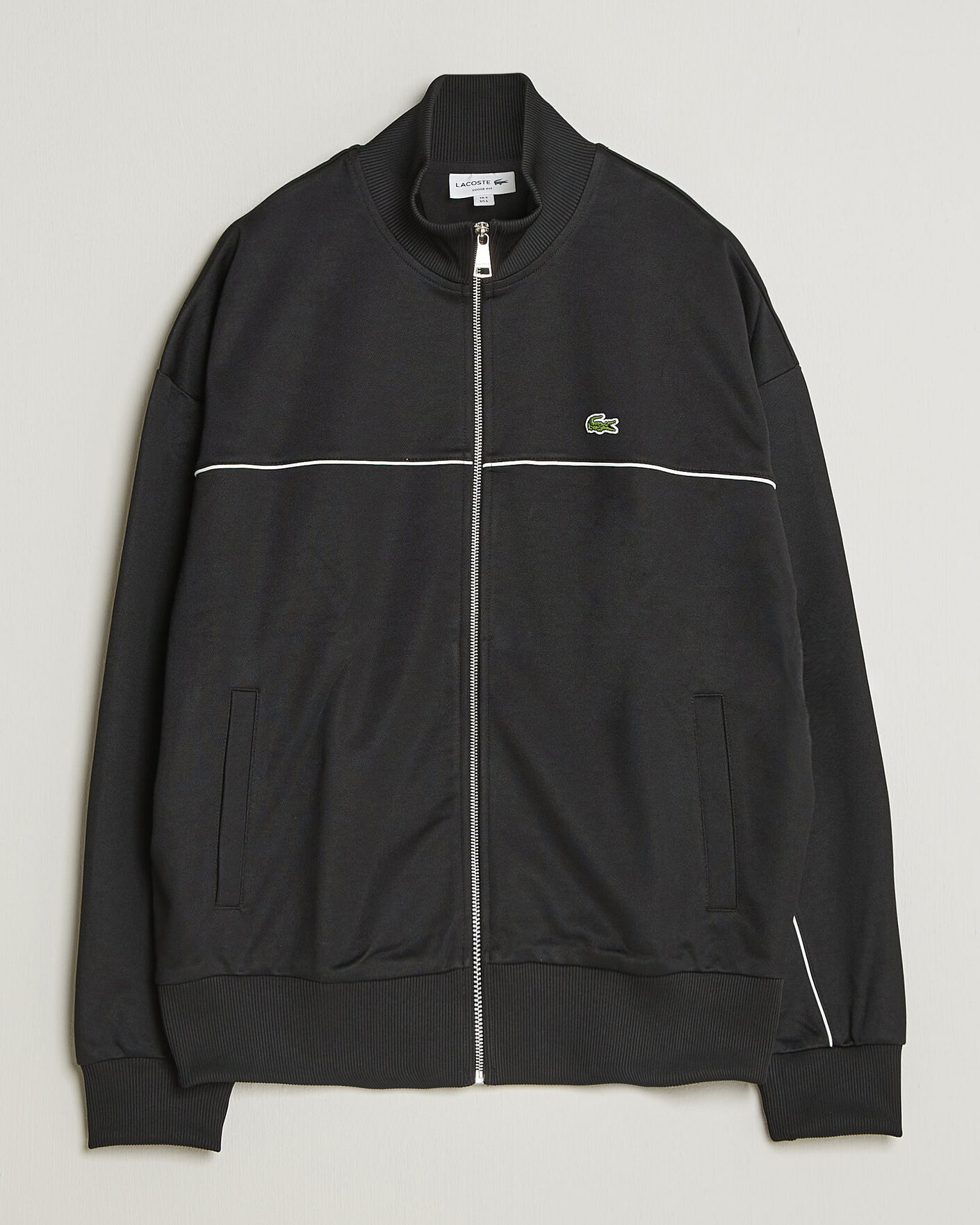 Herr | Tröjor | Lacoste | Piqué Track Jacket Black