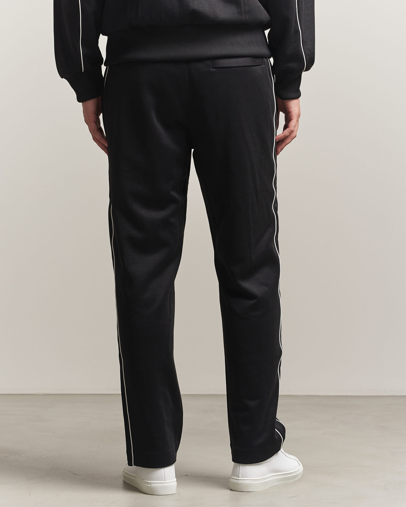 Herr | Byxor | Lacoste | Piqué Track Pants Black