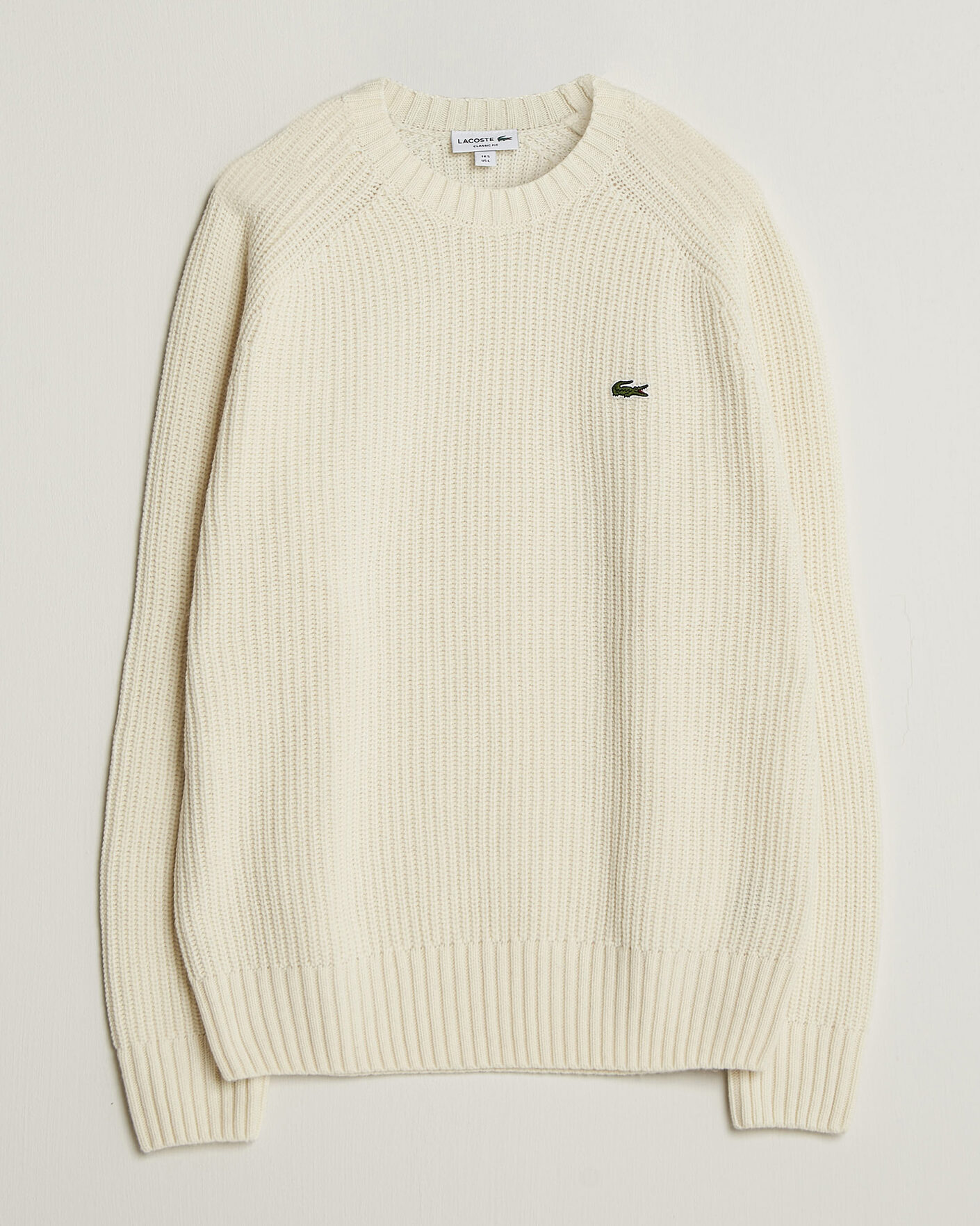 Herr | Tröjor | Lacoste | Heavy Wool Knitted Sweater Lapland
