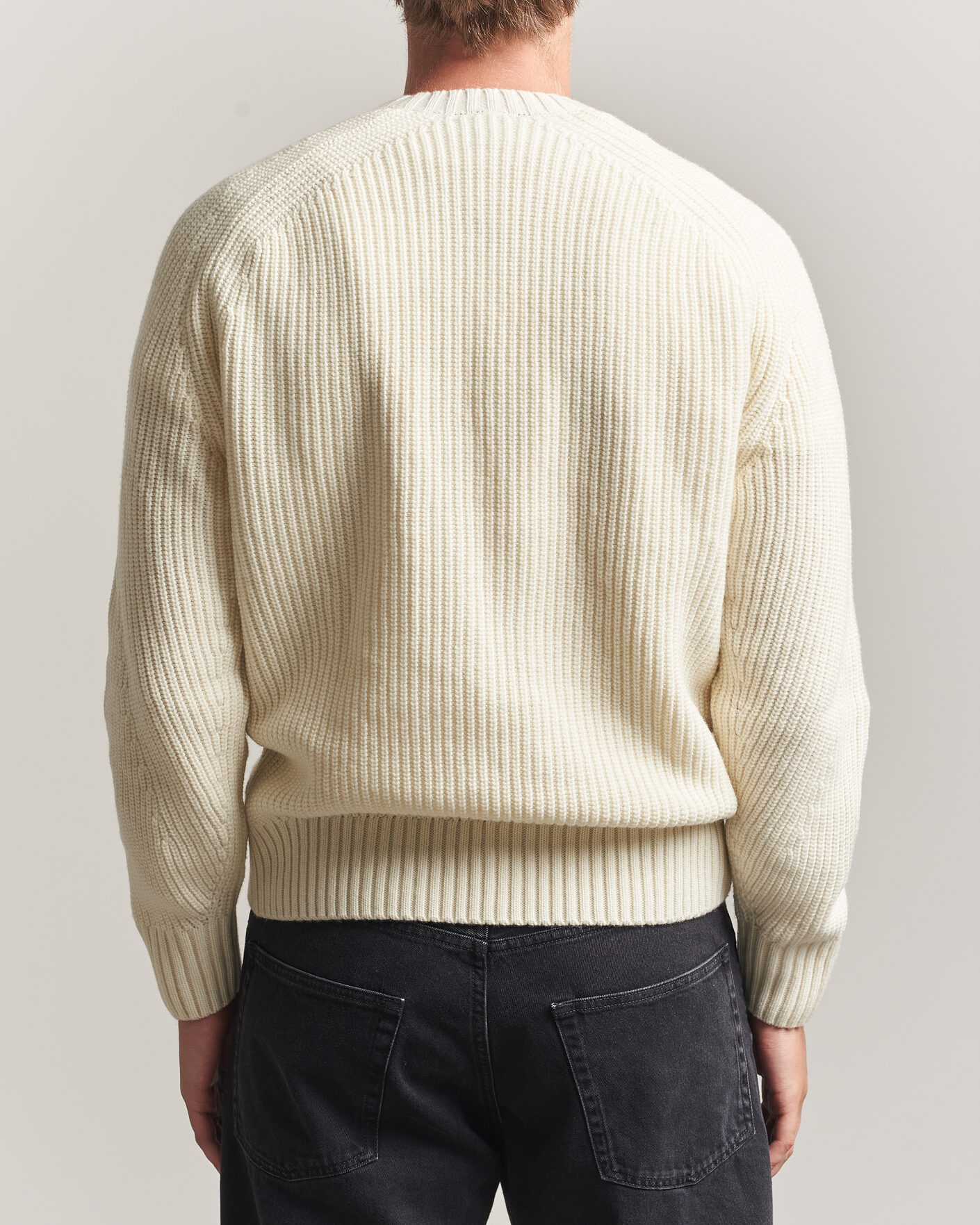 Herr | Tröjor | Lacoste | Heavy Wool Knitted Sweater Lapland