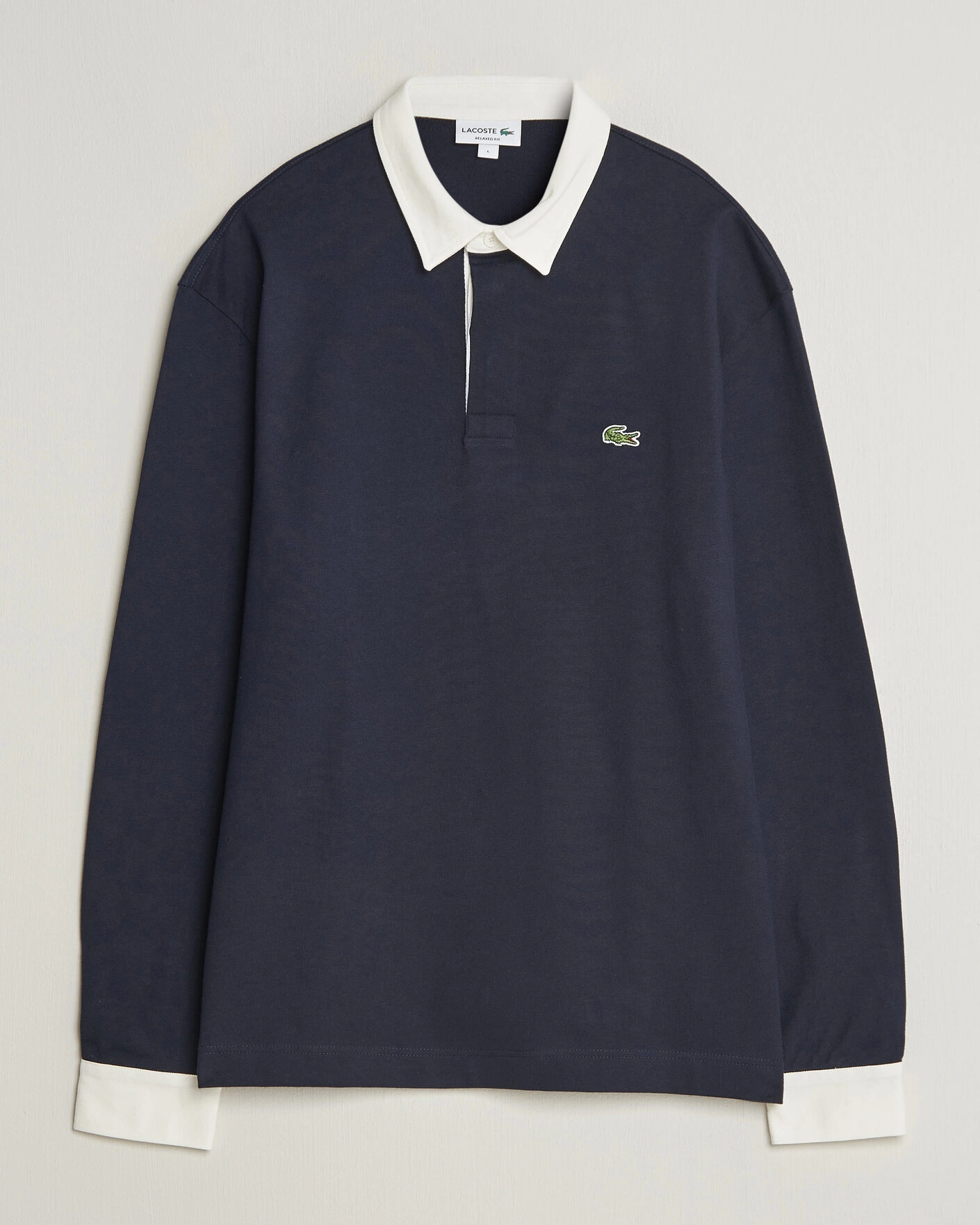 Herr | Tröjor | Lacoste | Heavy Cotton Rugger Dark Navy