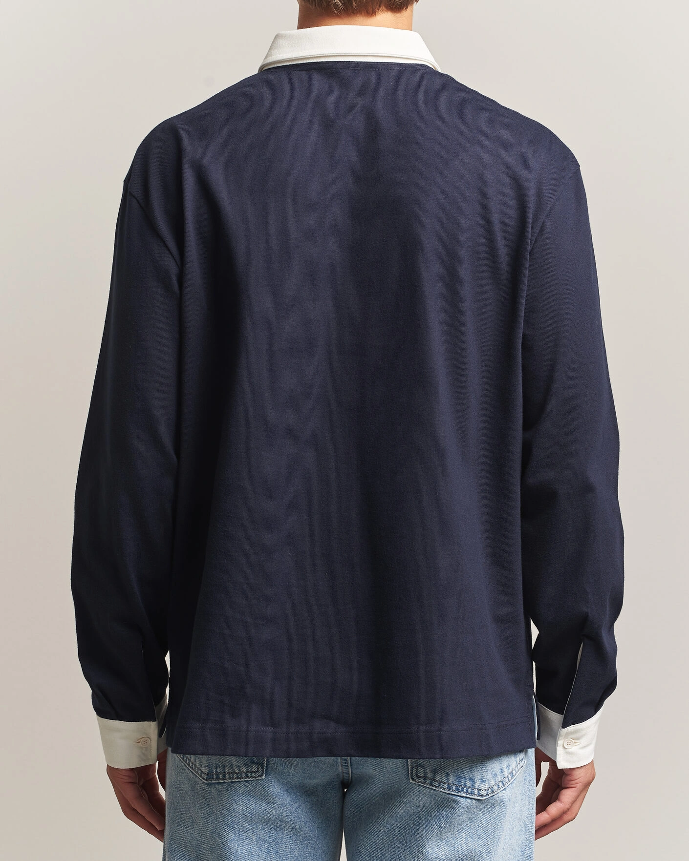 Herr | Tröjor | Lacoste | Heavy Cotton Rugger Dark Navy