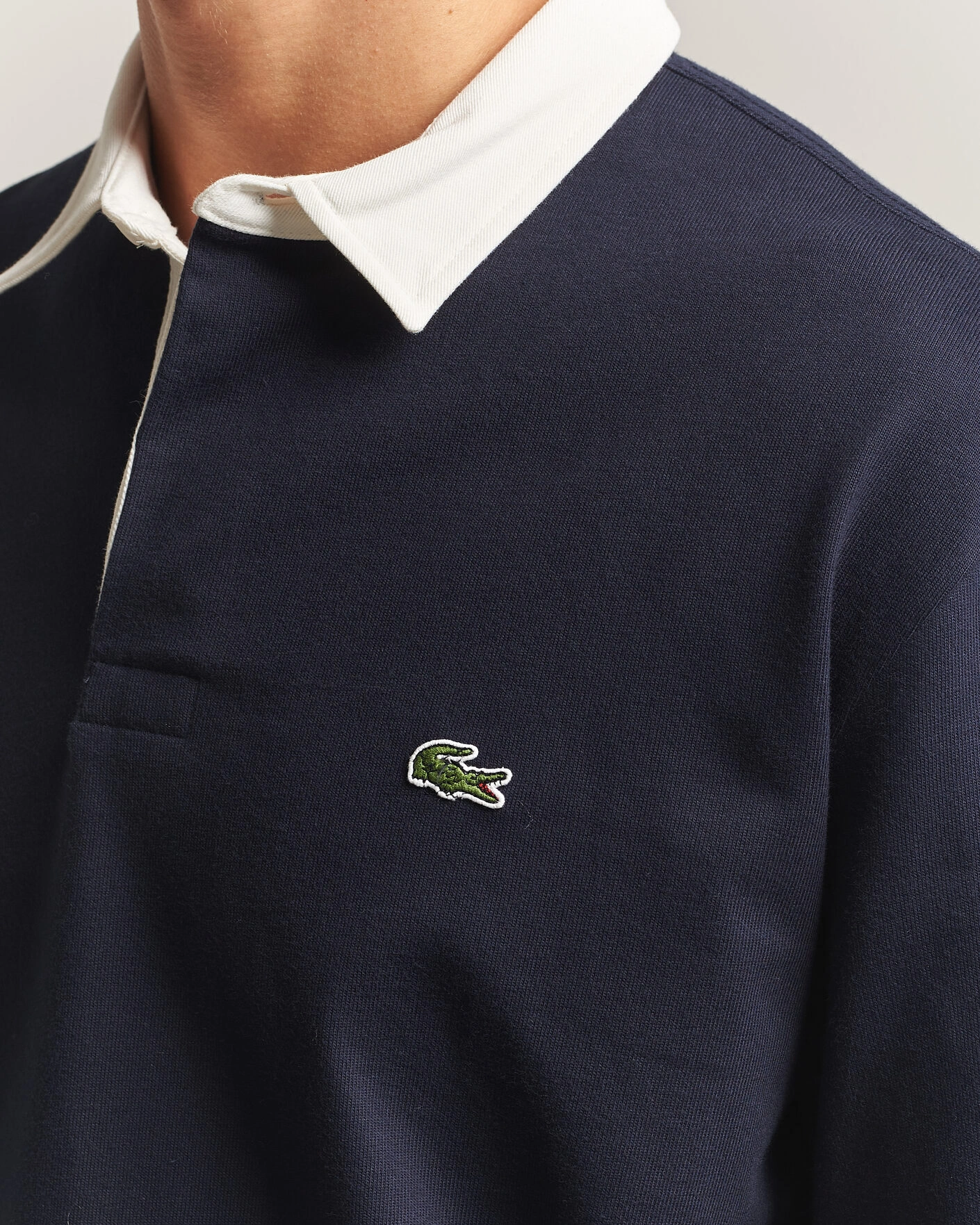 Herr | Tröjor | Lacoste | Heavy Cotton Rugger Dark Navy