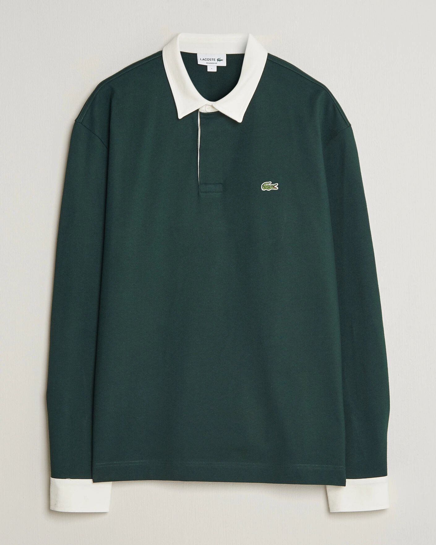 Herr | Tröjor | Lacoste | Heavy Cotton Rugger Sinople