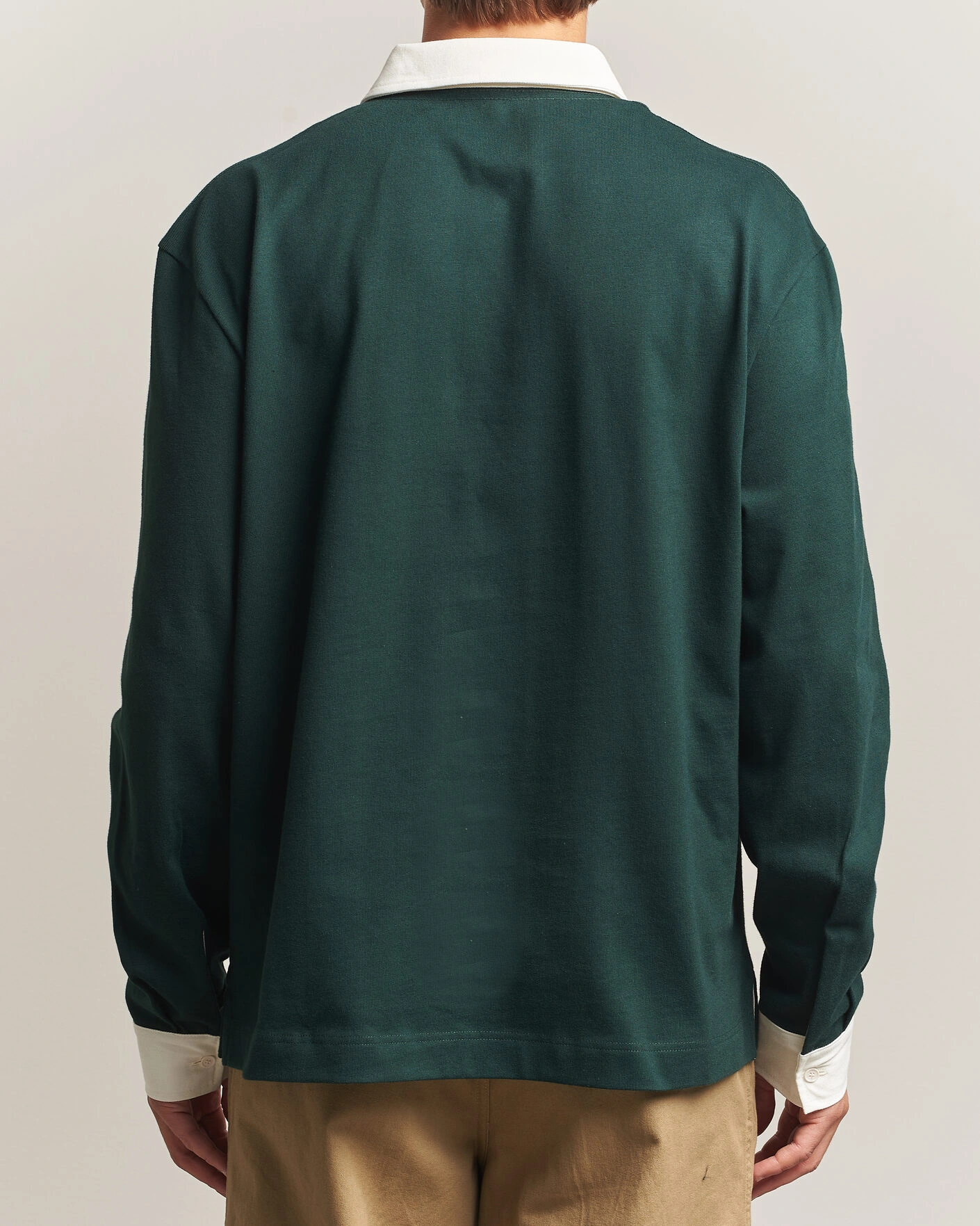 Herr | Tröjor | Lacoste | Heavy Cotton Rugger Sinople