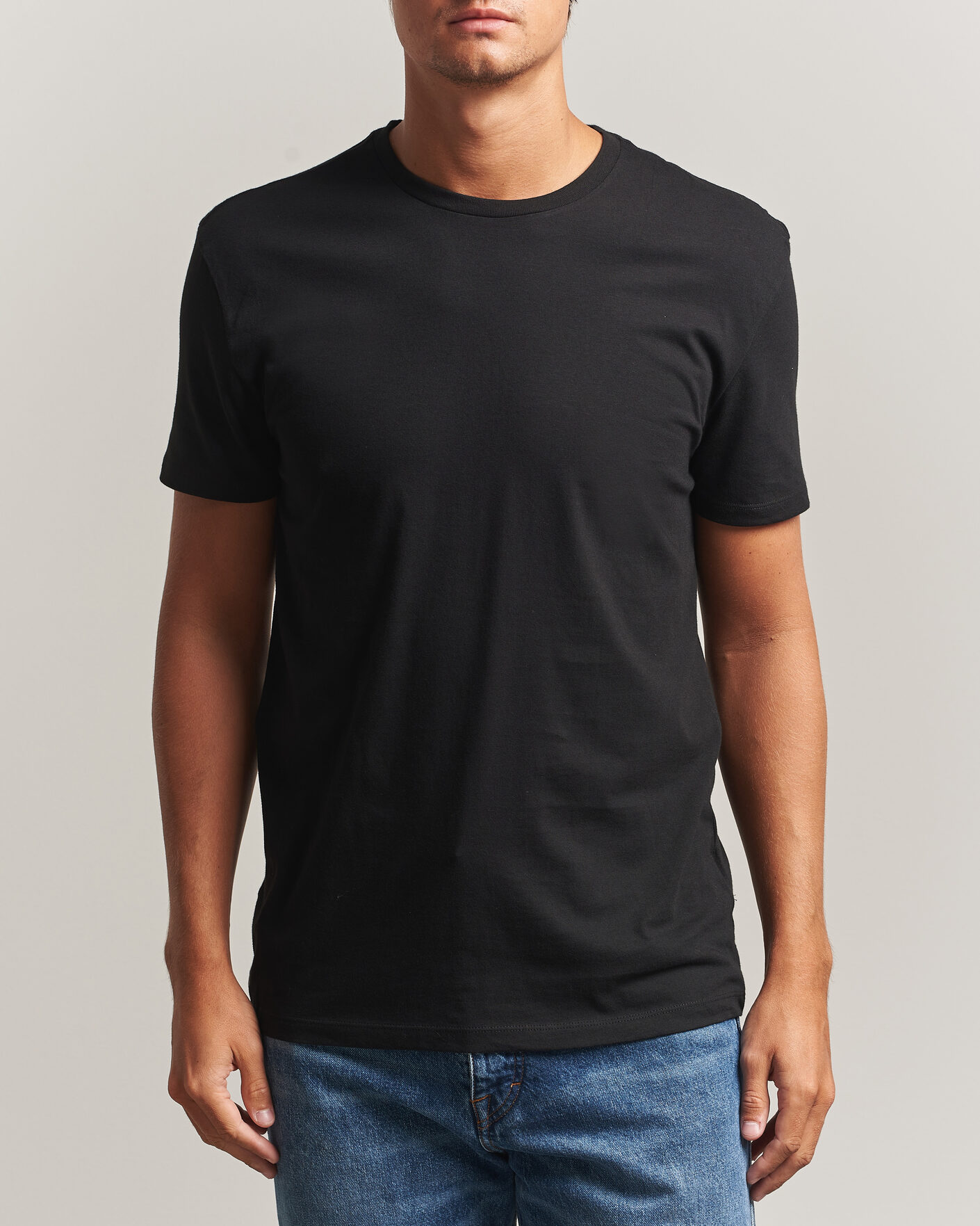 Herr | T-Shirts | Lacoste | 3-Pack Crew Neck T-Shirt Black
