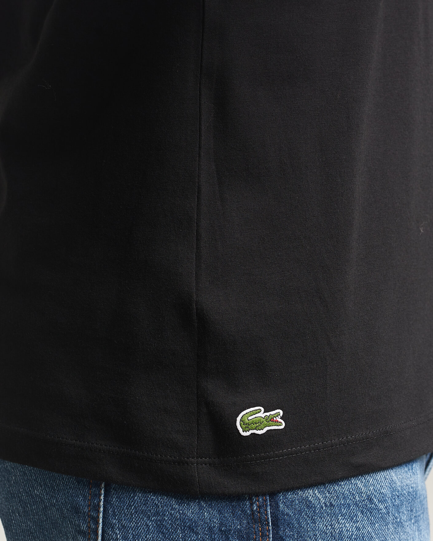 Herr | T-Shirts | Lacoste | 3-Pack Crew Neck T-Shirt Black