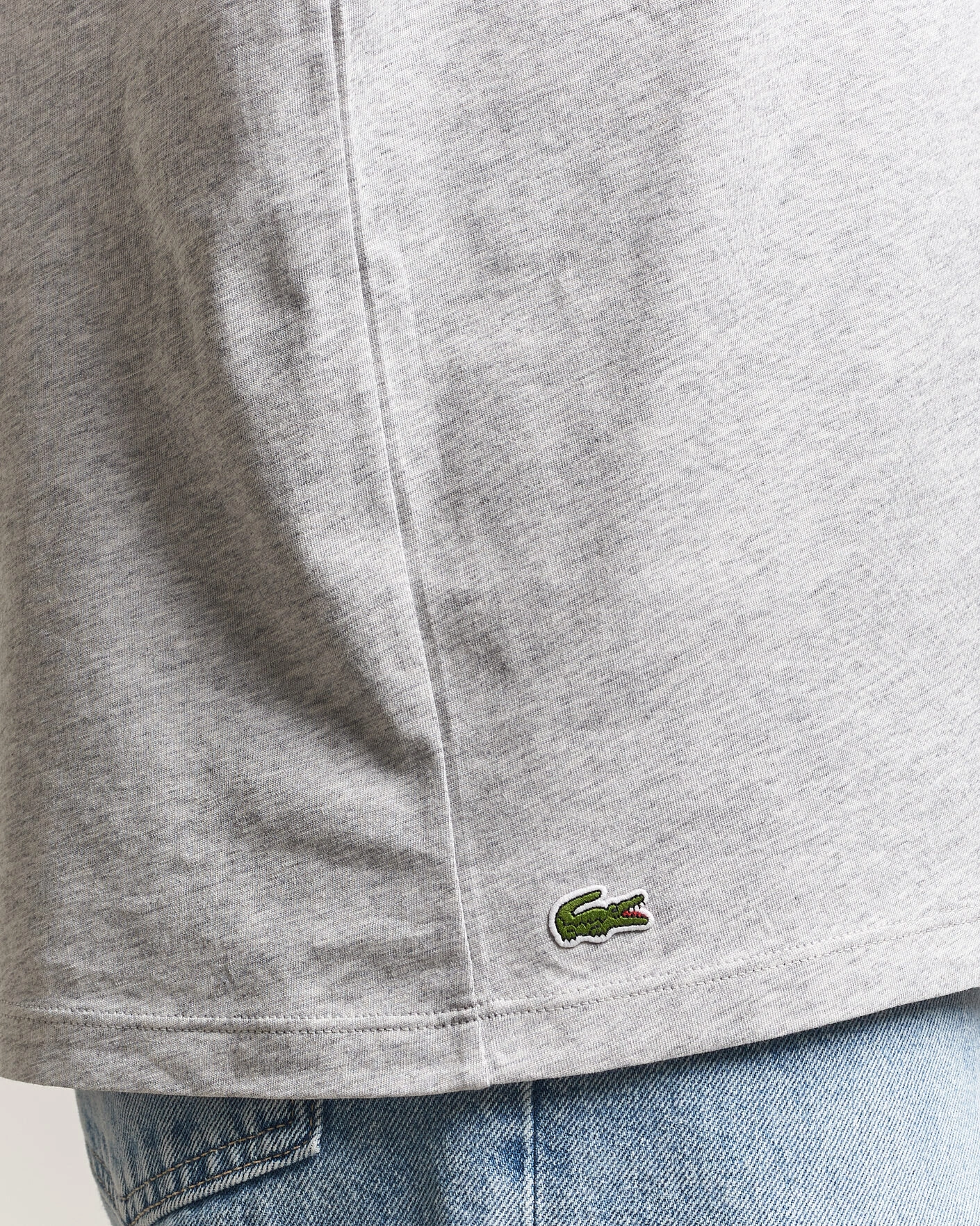 Herr | T-Shirts | Lacoste | 3-Pack Crew Neck T-Shirt White/Grey/Black