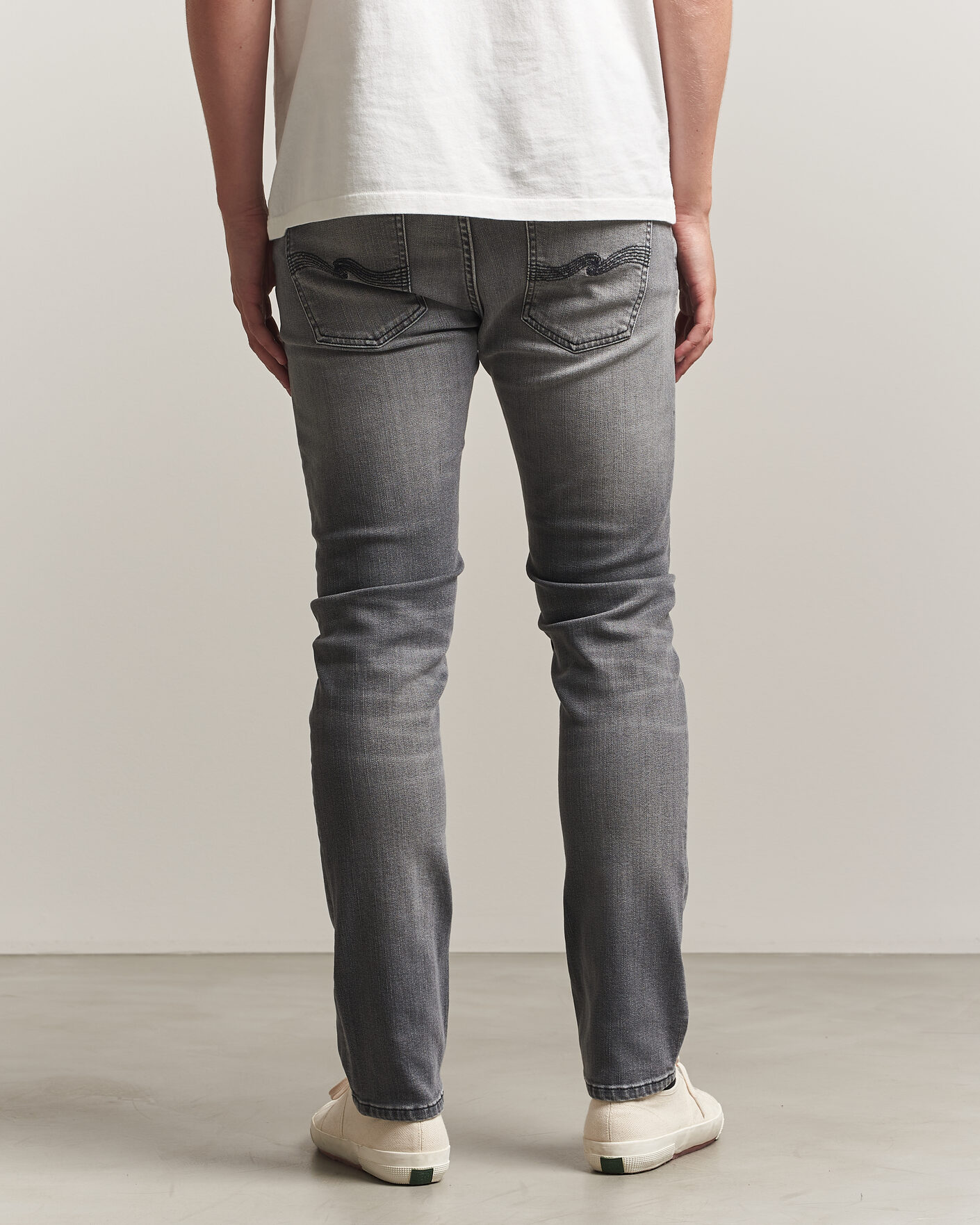 Herr | Jeans | Nudie Jeans | Lean Dean Jeans Grey Wave