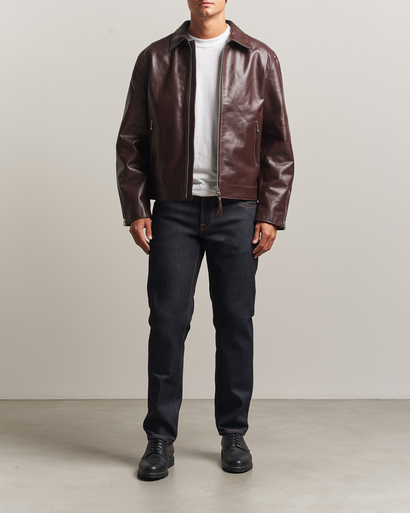 Herr | Jeans | Nudie Jeans | Solid Ollie Jeans Dry Japan Selvage