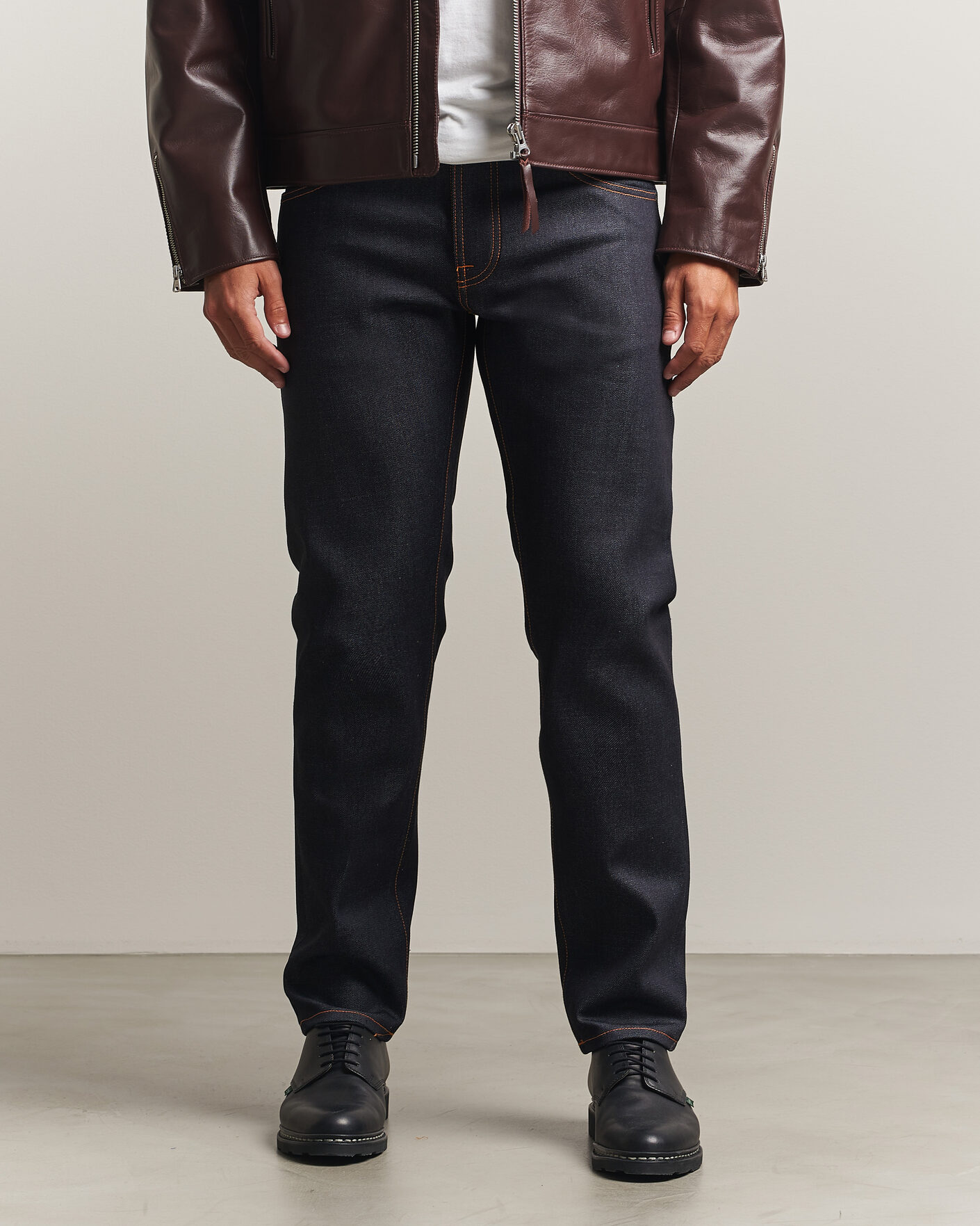 Herr | Jeans | Nudie Jeans | Solid Ollie Jeans Dry Japan Selvage