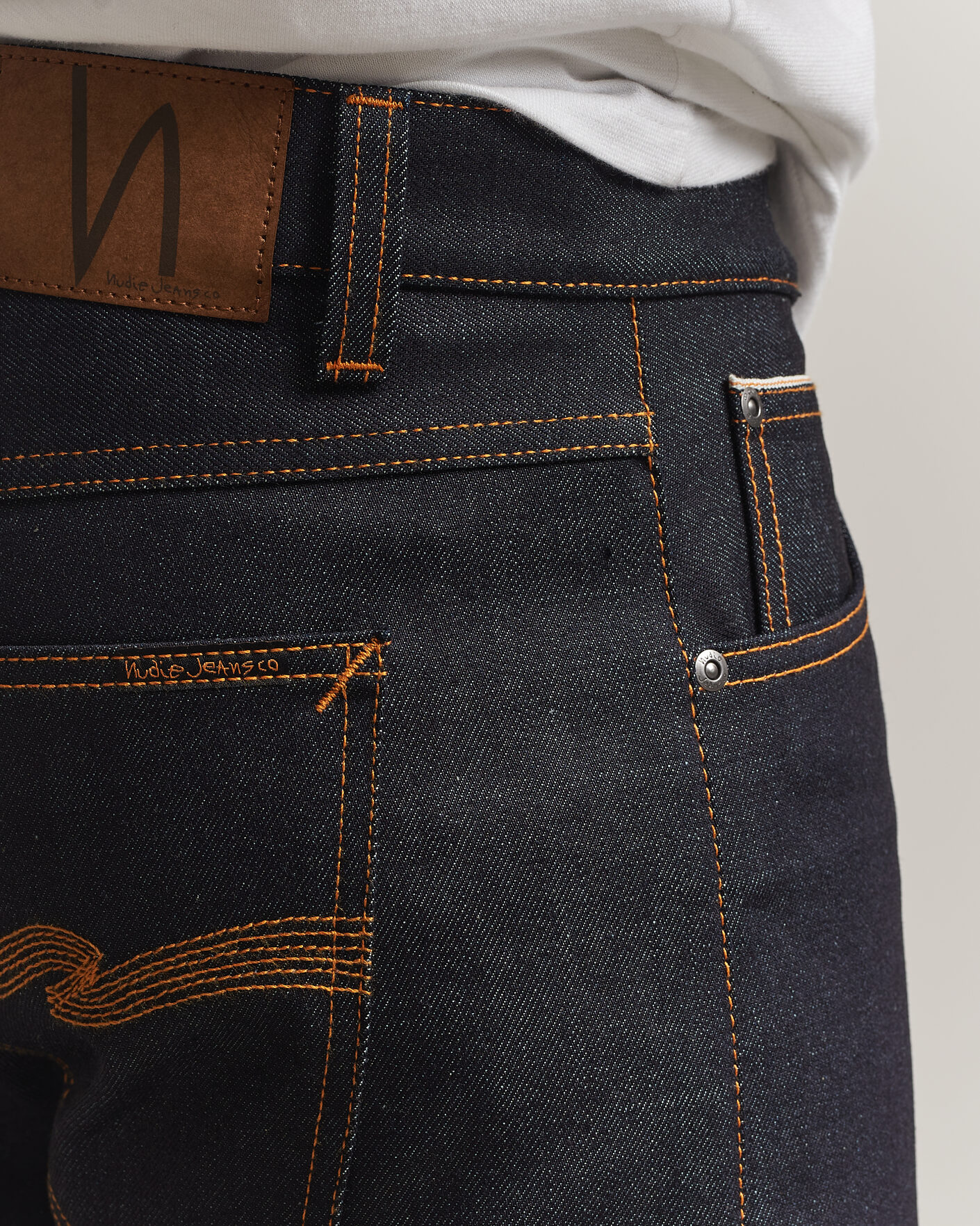 Herr | Jeans | Nudie Jeans | Solid Ollie Jeans Dry Japan Selvage