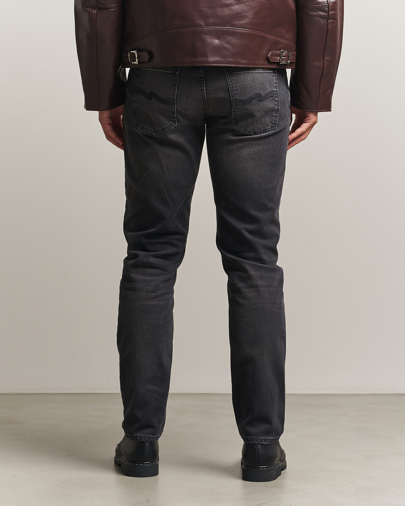 Herr | Jeans | Nudie Jeans | Solid Ollie Jeans Black Mist