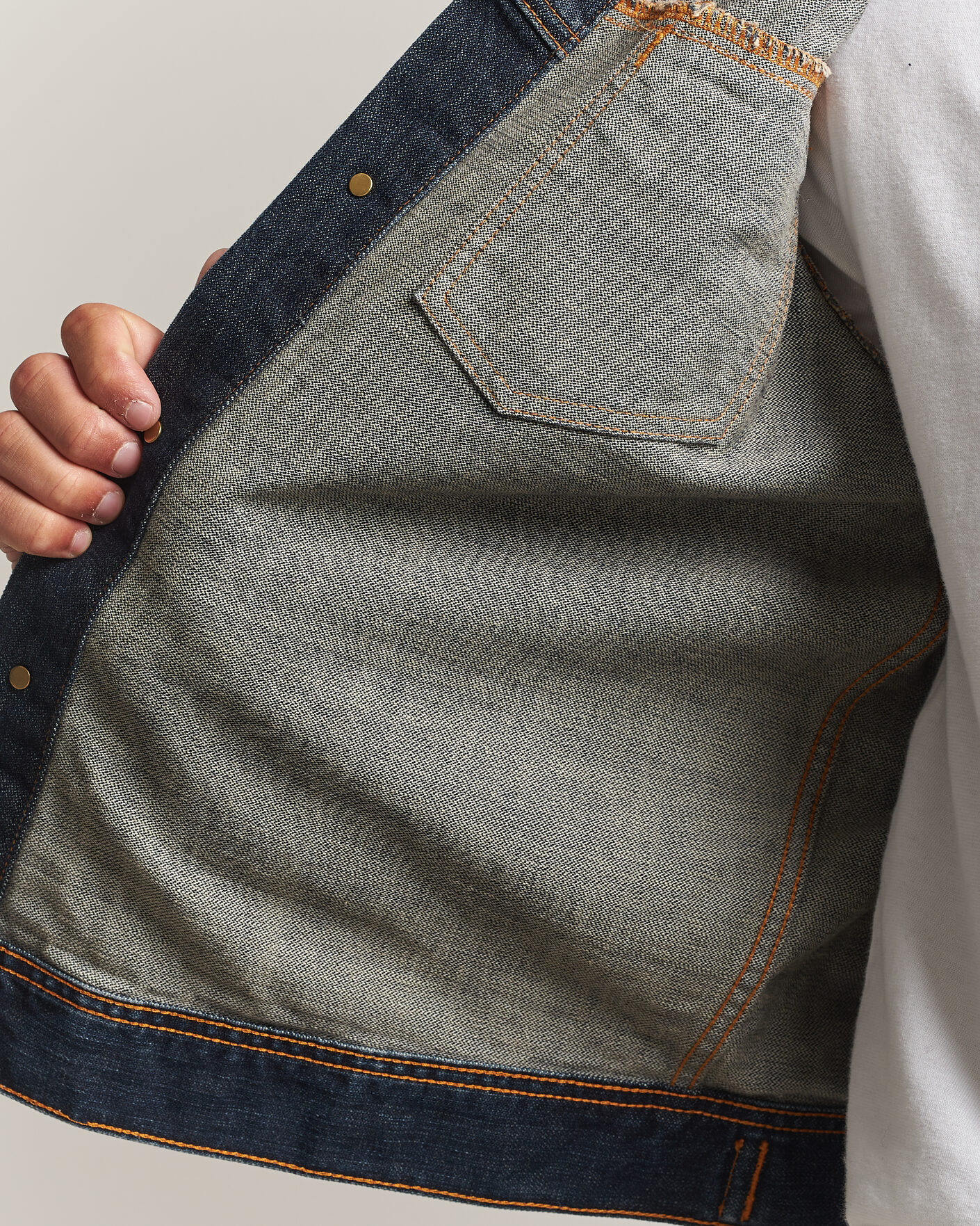 Herr | Jackor | Nudie Jeans | Conny Denim Jacket Big Wave Blue