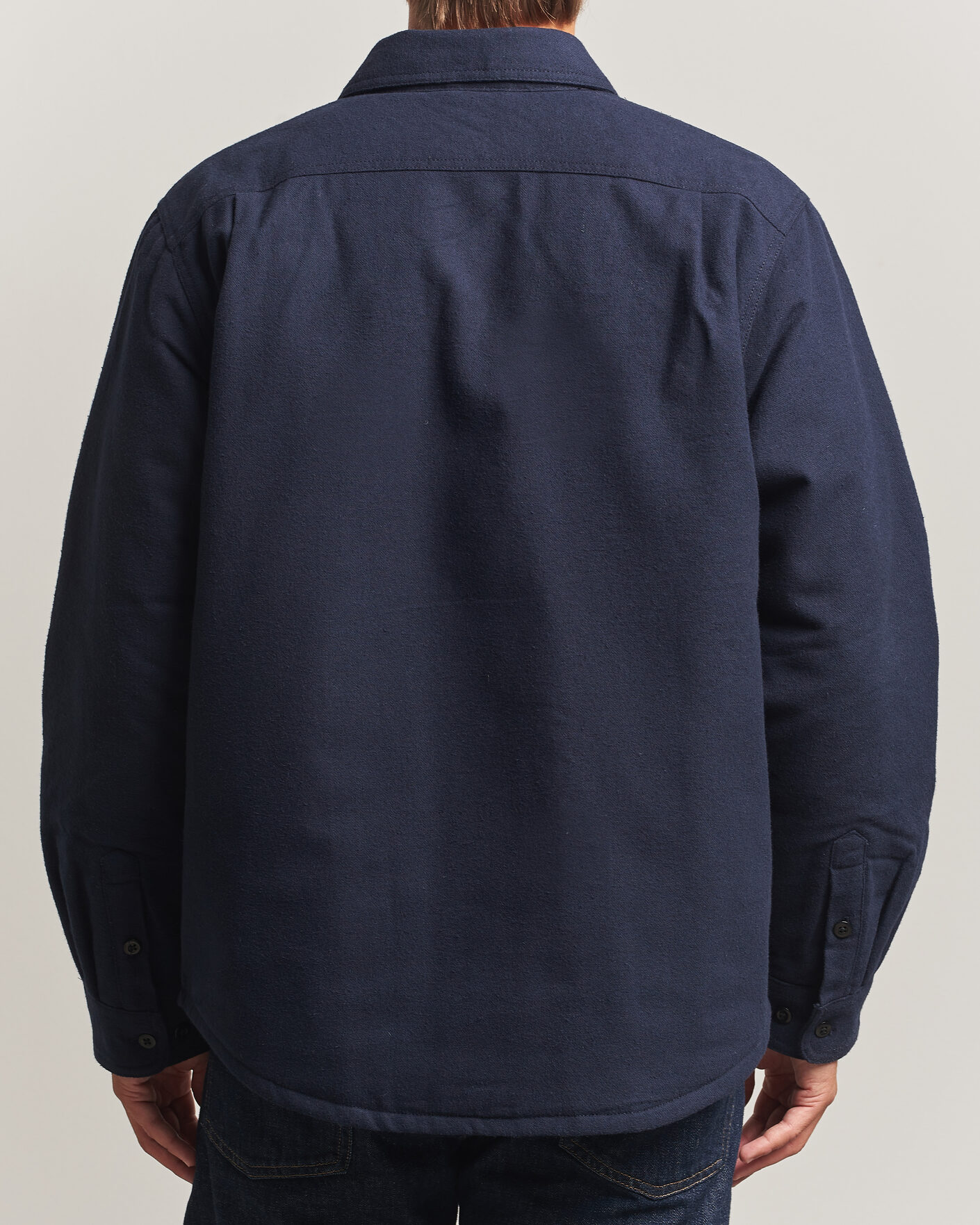Herr | Skjortor | Nudie Jeans | Glenn Padded Overshirt Blueberry