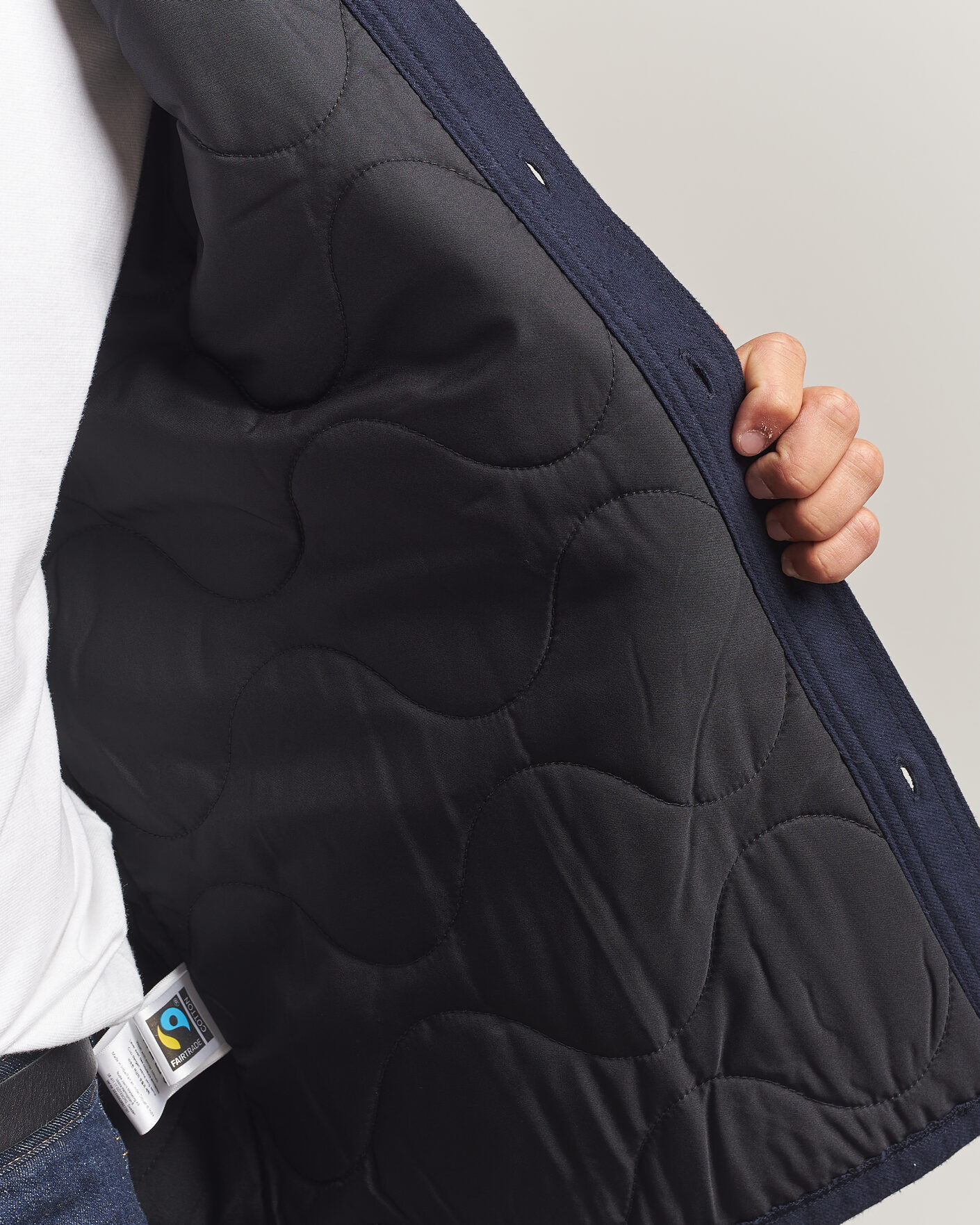 Herr | Skjortor | Nudie Jeans | Glenn Padded Overshirt Blueberry