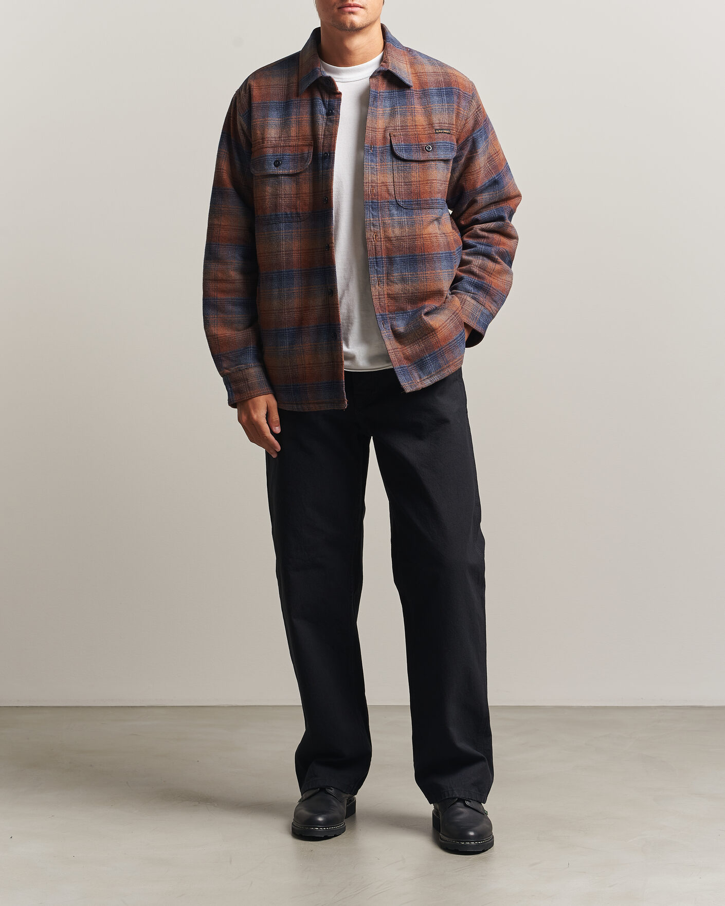 Herr | Byxor | Nudie Jeans | Tuff Tony Duck Canvas Pants Black
