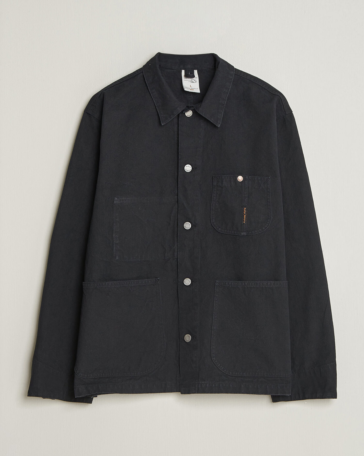 Herr | Jackor | Nudie Jeans | Howie Duck Canvas Chore Jacket Black