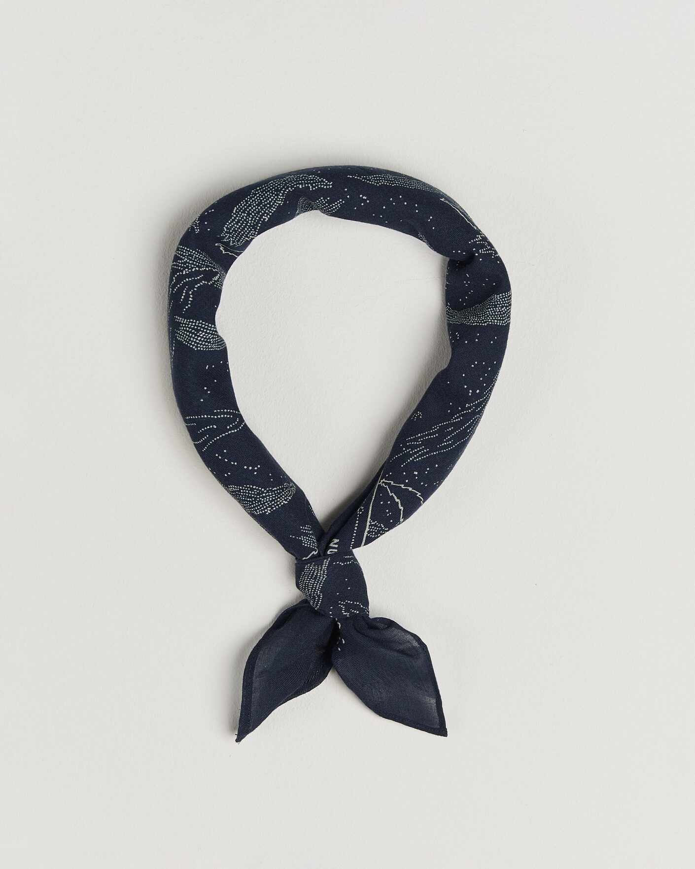 Herr | Scarves | Nudie Jeans | Ingrid Printed Bandana Blue