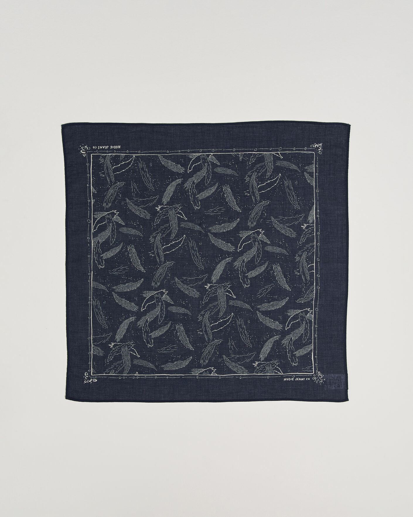 Herr | Scarves | Nudie Jeans | Ingrid Printed Bandana Blue