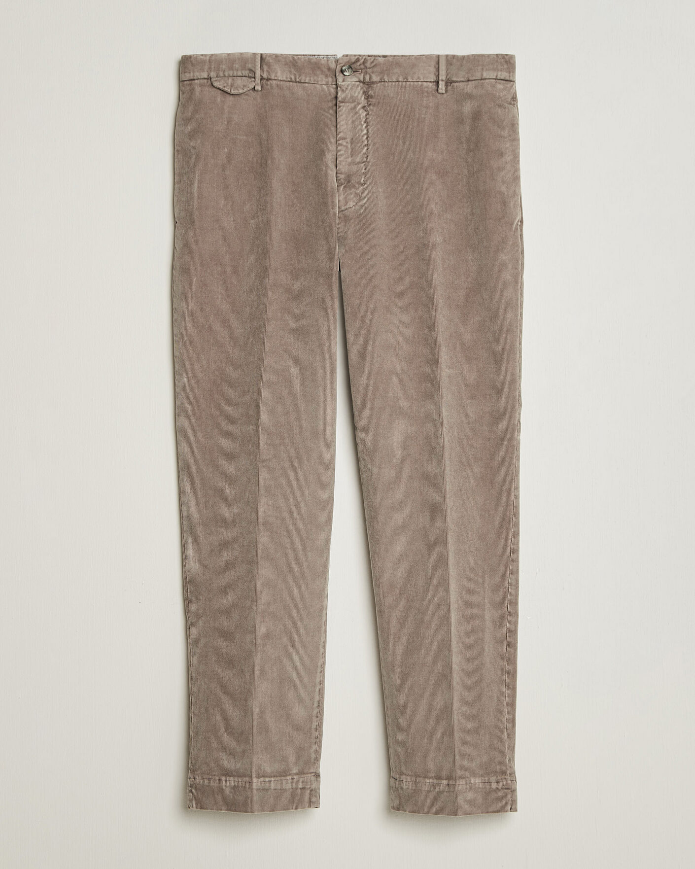Herr | Byxor | Santaniello | Corduroy Trousers Taupe