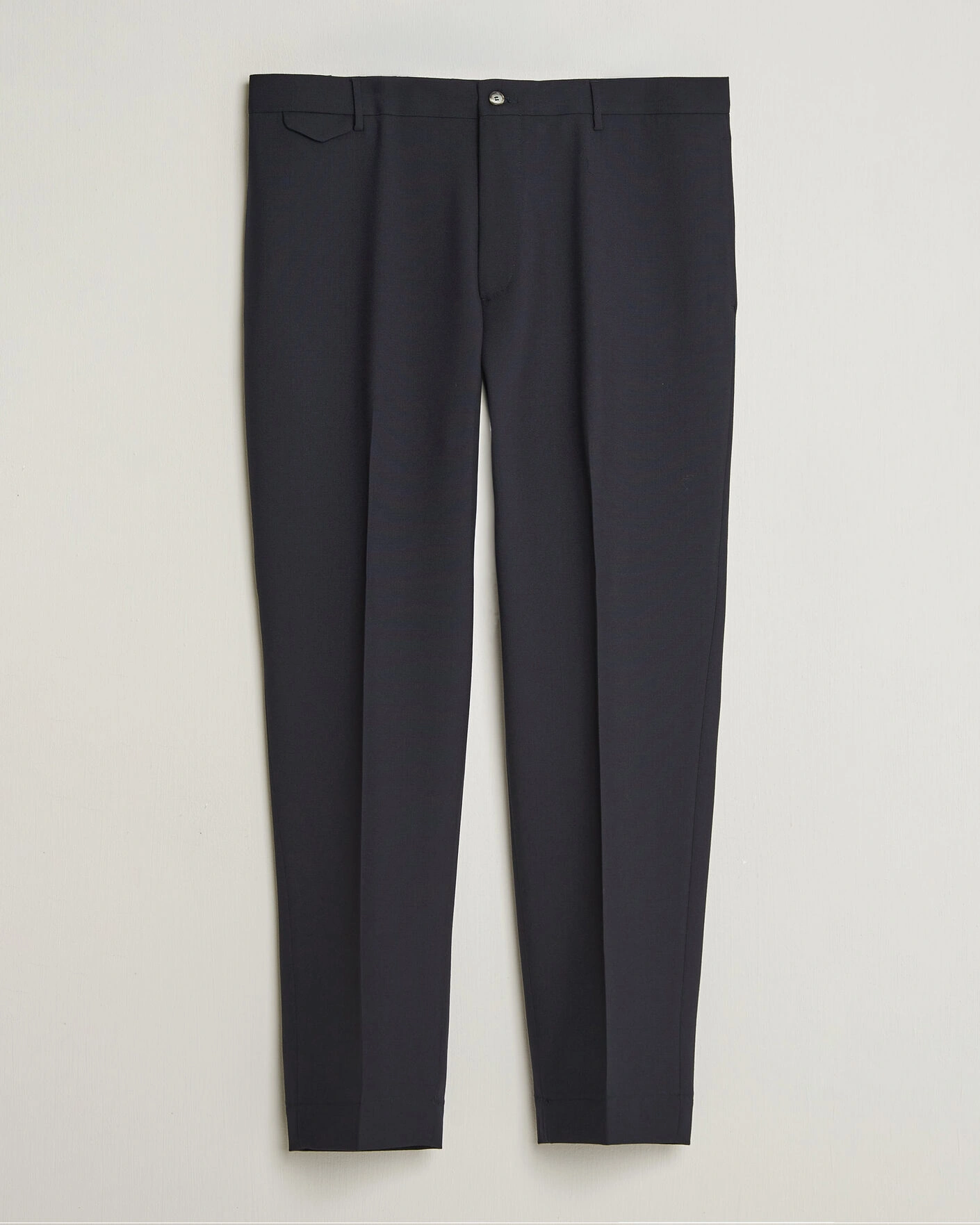 Herr | Byxor | Santaniello | Wool Trousers Navy