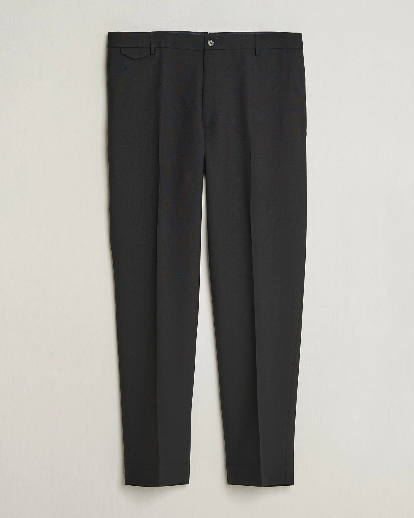 Herr | Byxor | Santaniello | Wool Trousers Black