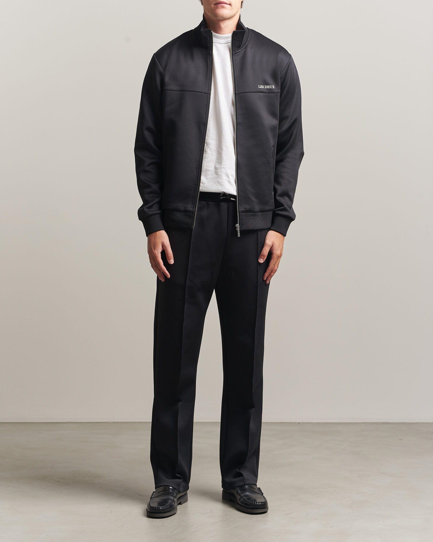 Herr | Tröjor | LES DEUX | Ballier Track Jacket Black