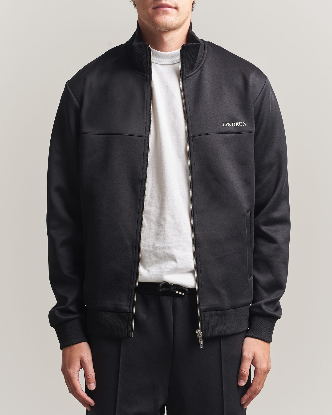 Herr | Tröjor | LES DEUX | Ballier Track Jacket Black