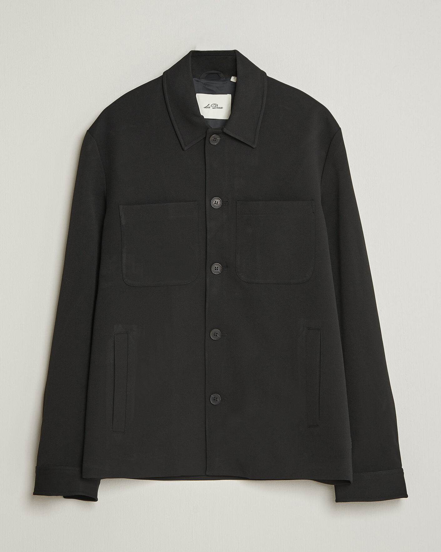 Herr | Skjortor | LES DEUX | Marsielle Hybrid Jacket Black