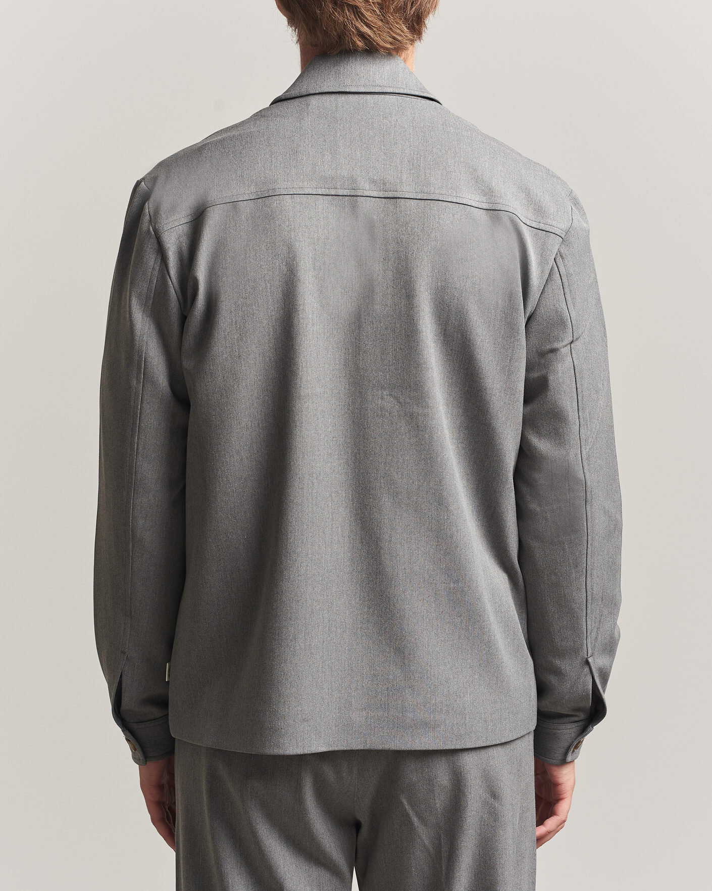 Herr | Skjortor | LES DEUX | Marsielle Hybrid Jacket Grey Melange