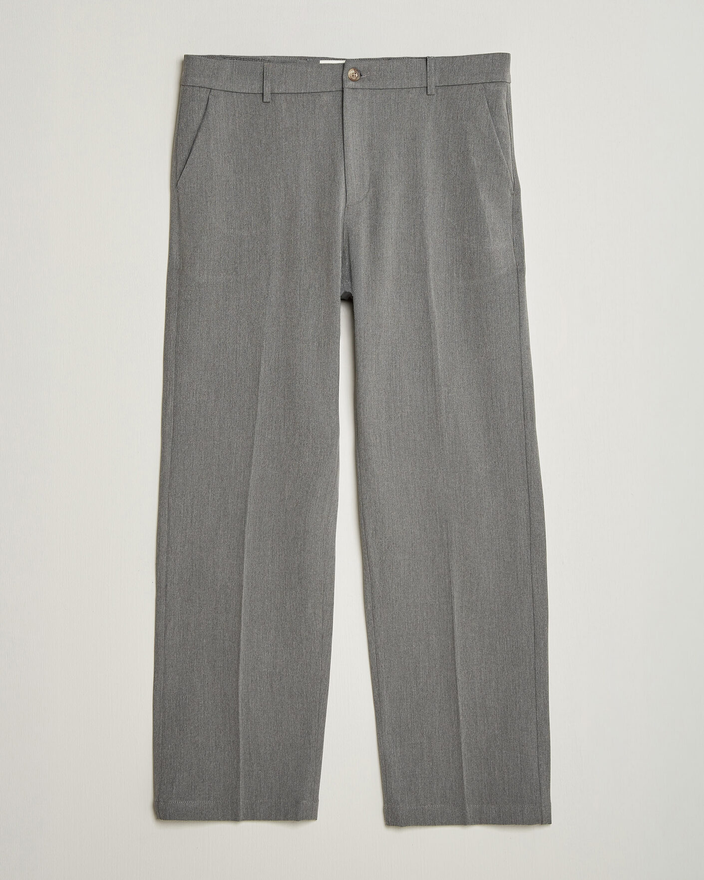 Herr | Byxor | LES DEUX | Como Solid Slack Pants Grey Melange