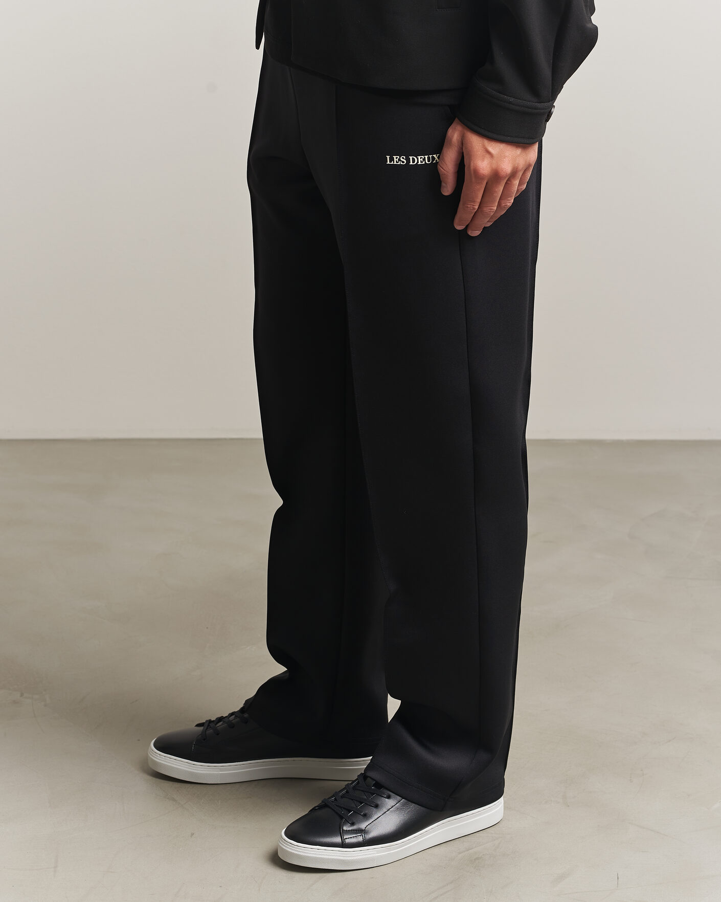 Herr | Sneakers | LES DEUX | Signature Leather Sneaker Black