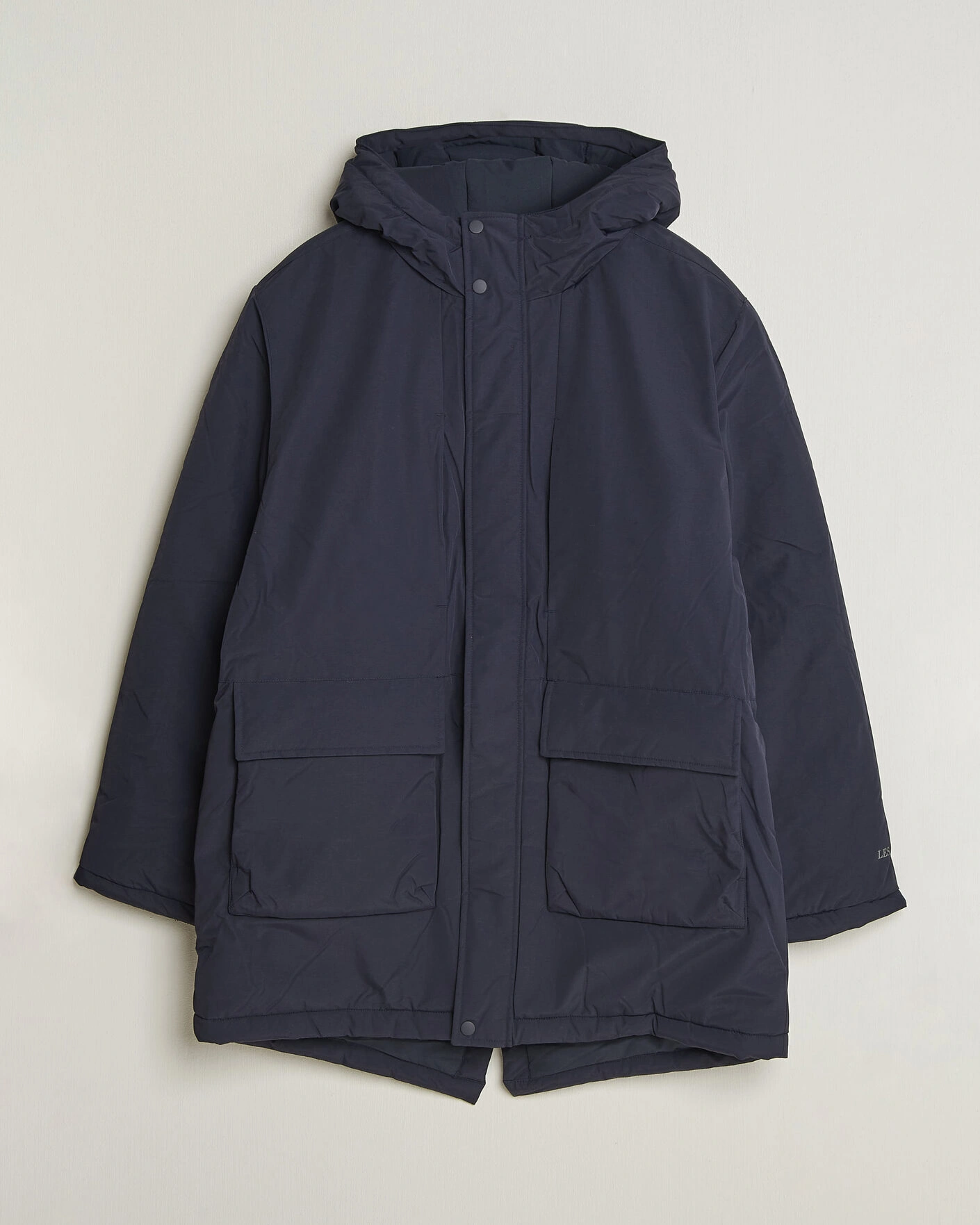 Herr | Jackor | LES DEUX | Padded Parka Coat Dark Navy