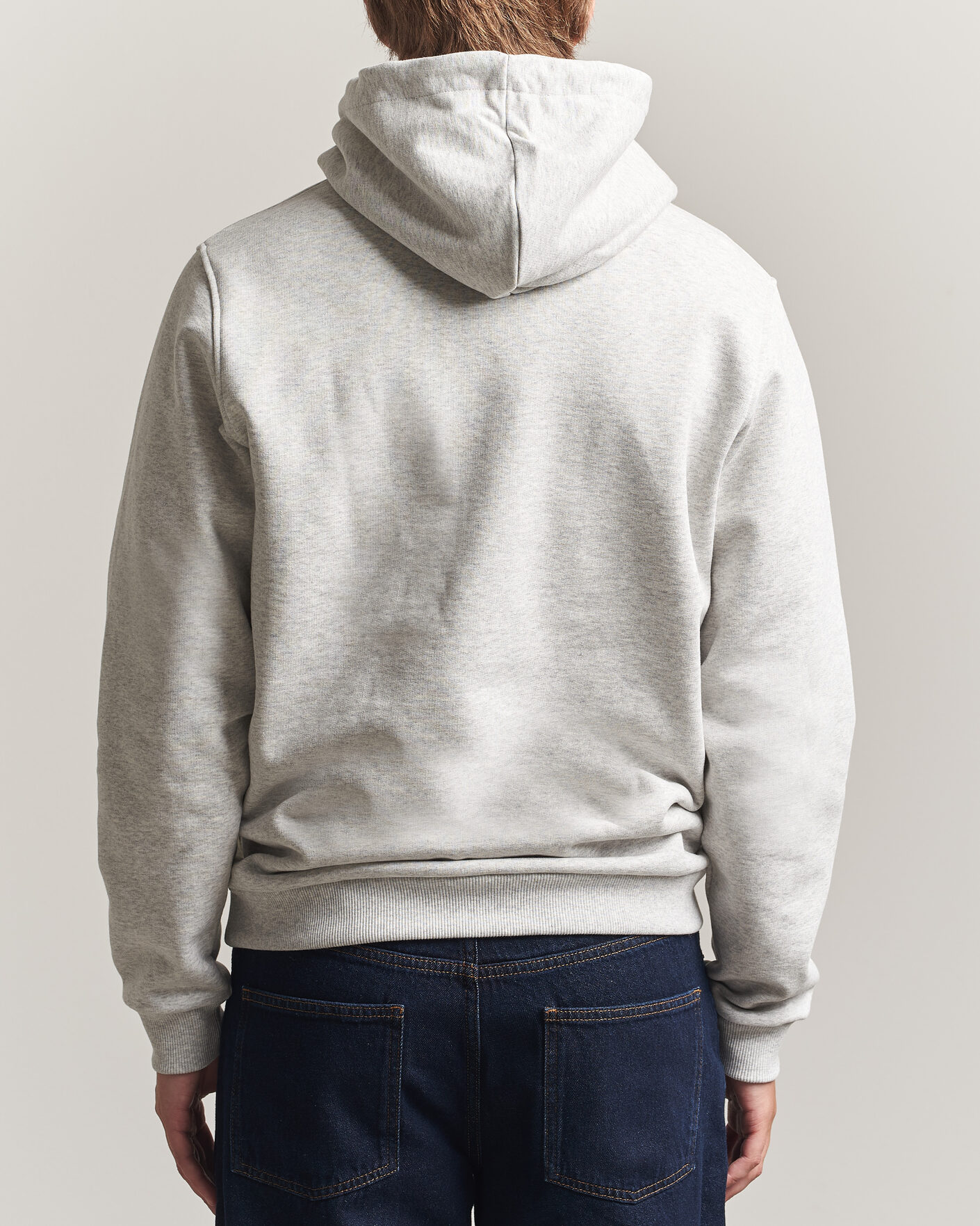 Herr | Tröjor | LES DEUX | Market Hoodie Snow Melange