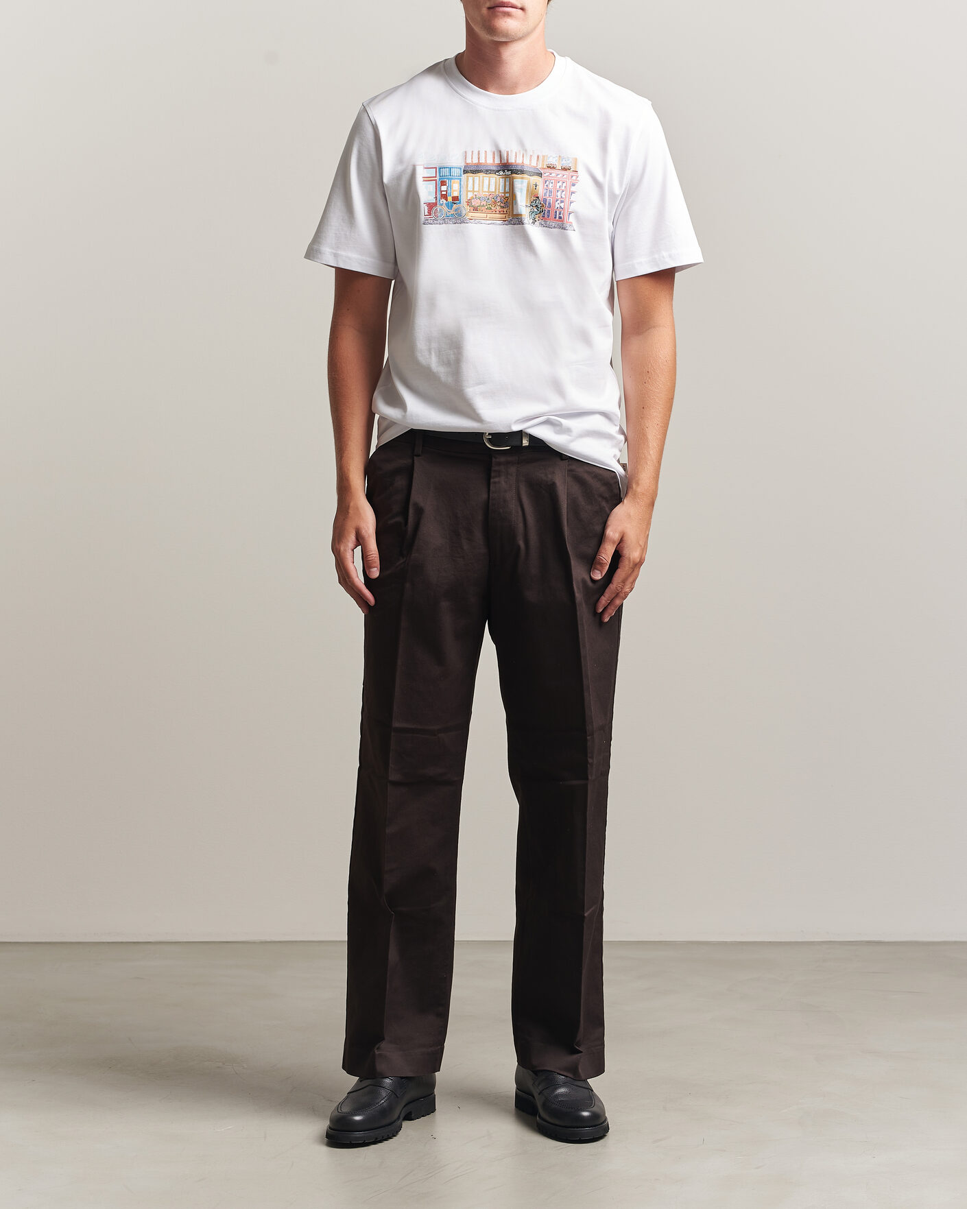 Herr | T-Shirts | LES DEUX | Market T-Shirt White