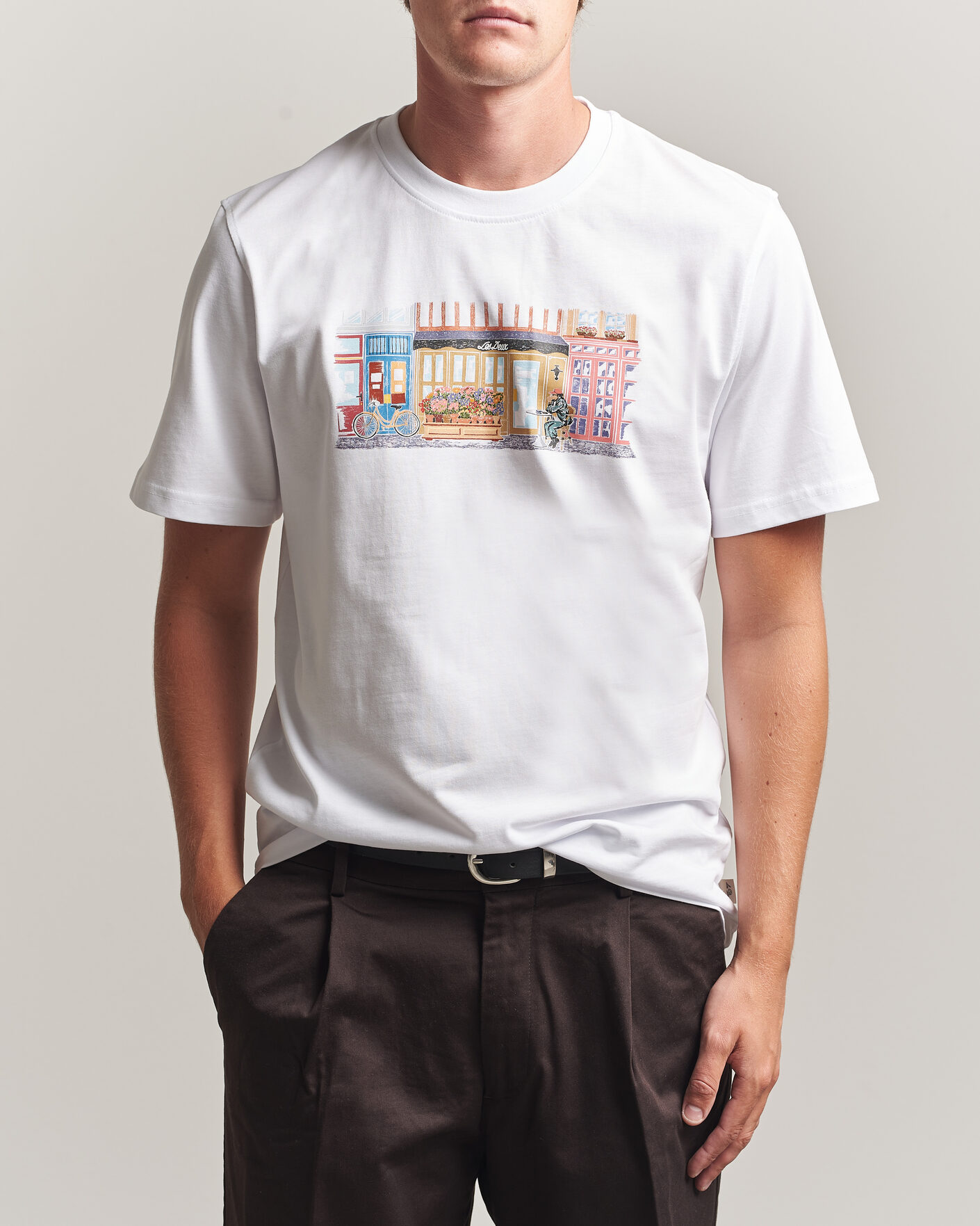 Herr | T-Shirts | LES DEUX | Market T-Shirt White