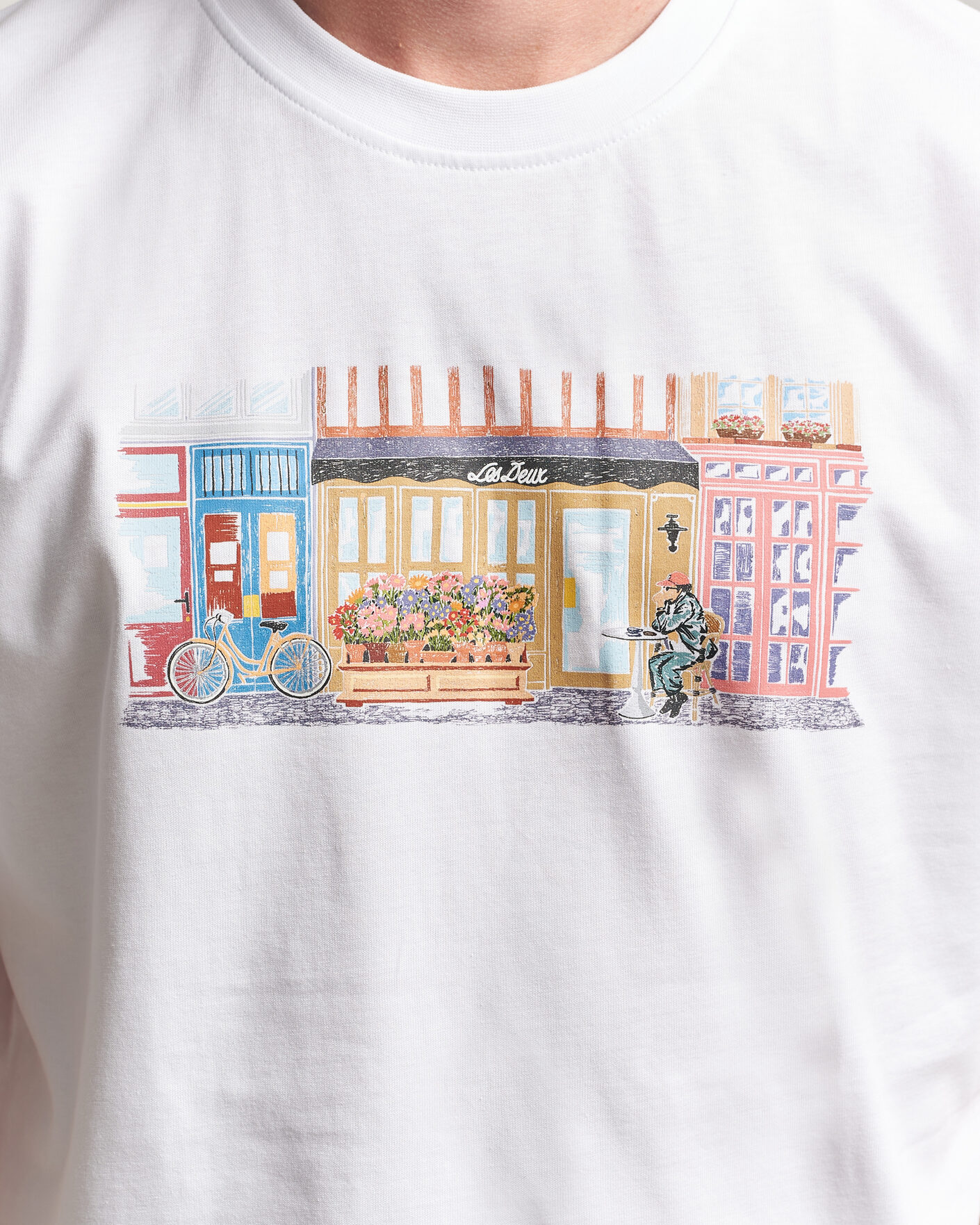 Herr | T-Shirts | LES DEUX | Market T-Shirt White