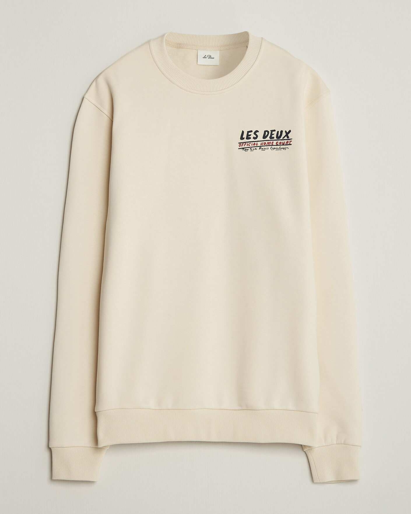 Herr | Tröjor | LES DEUX | Record Sweatshirt Ivory