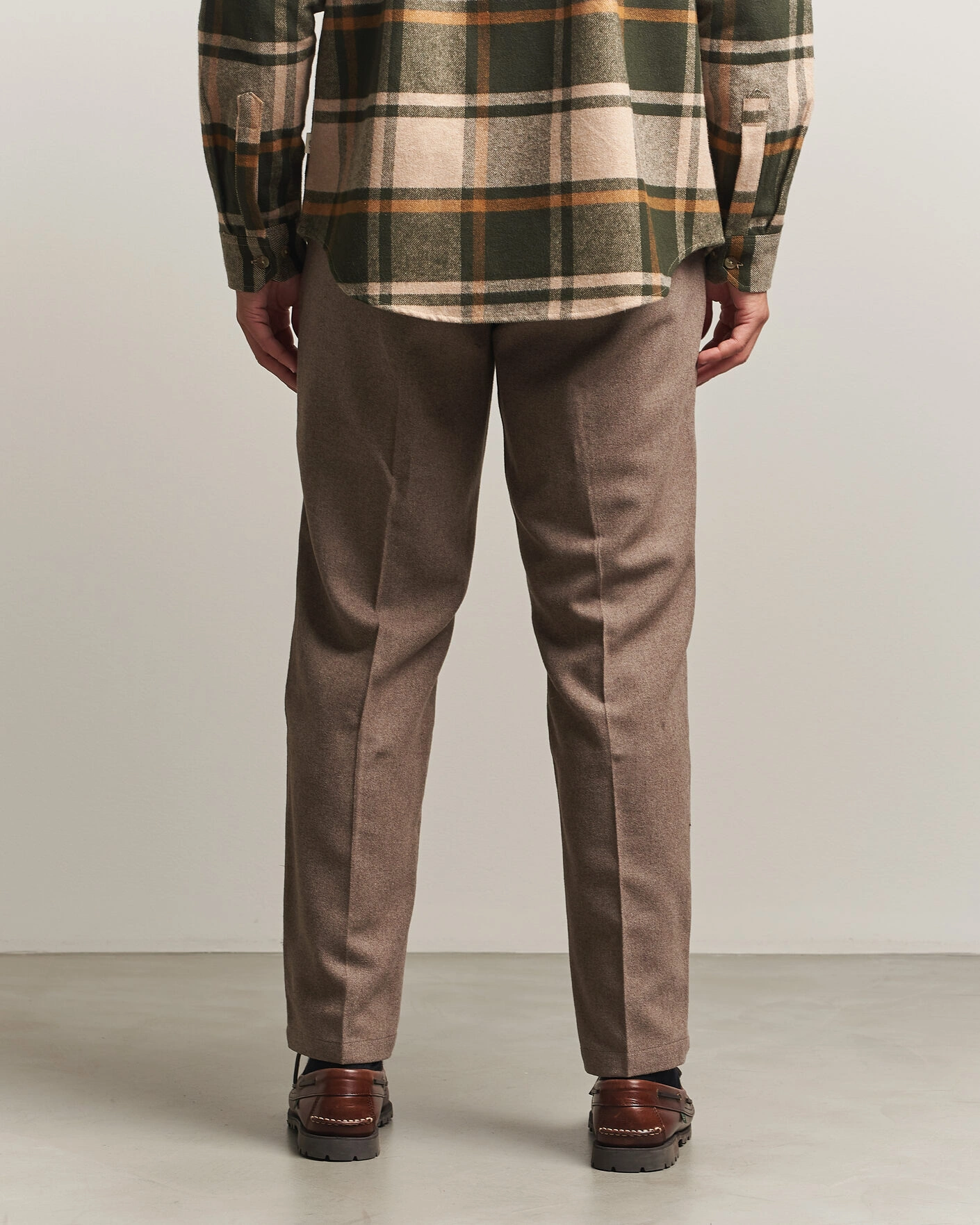 Herr | Byxor | LES DEUX | Wool Reg Suit Pants Caribou