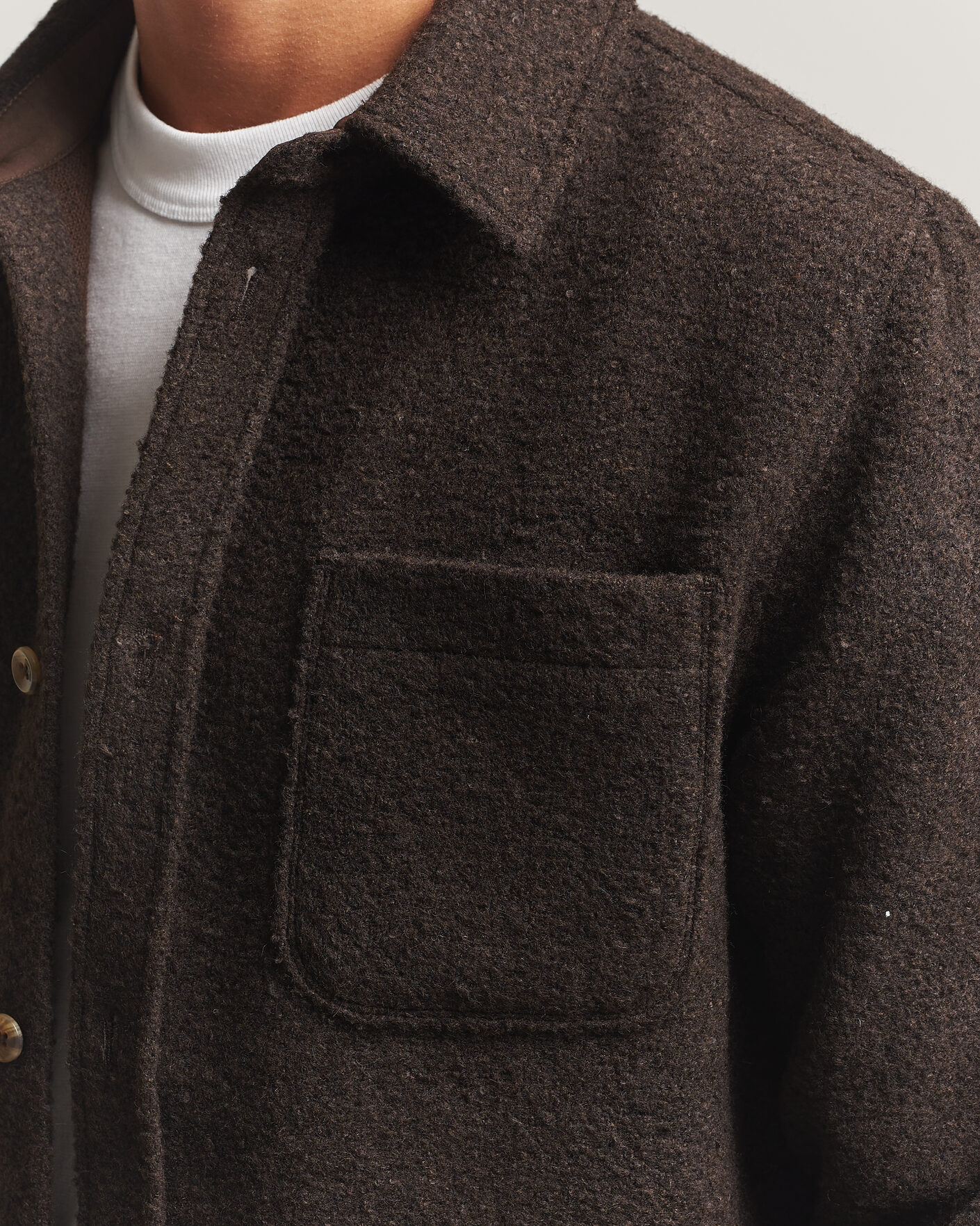 Herr | Skjortor | LES DEUX | Boucle Overshirt Delicioso