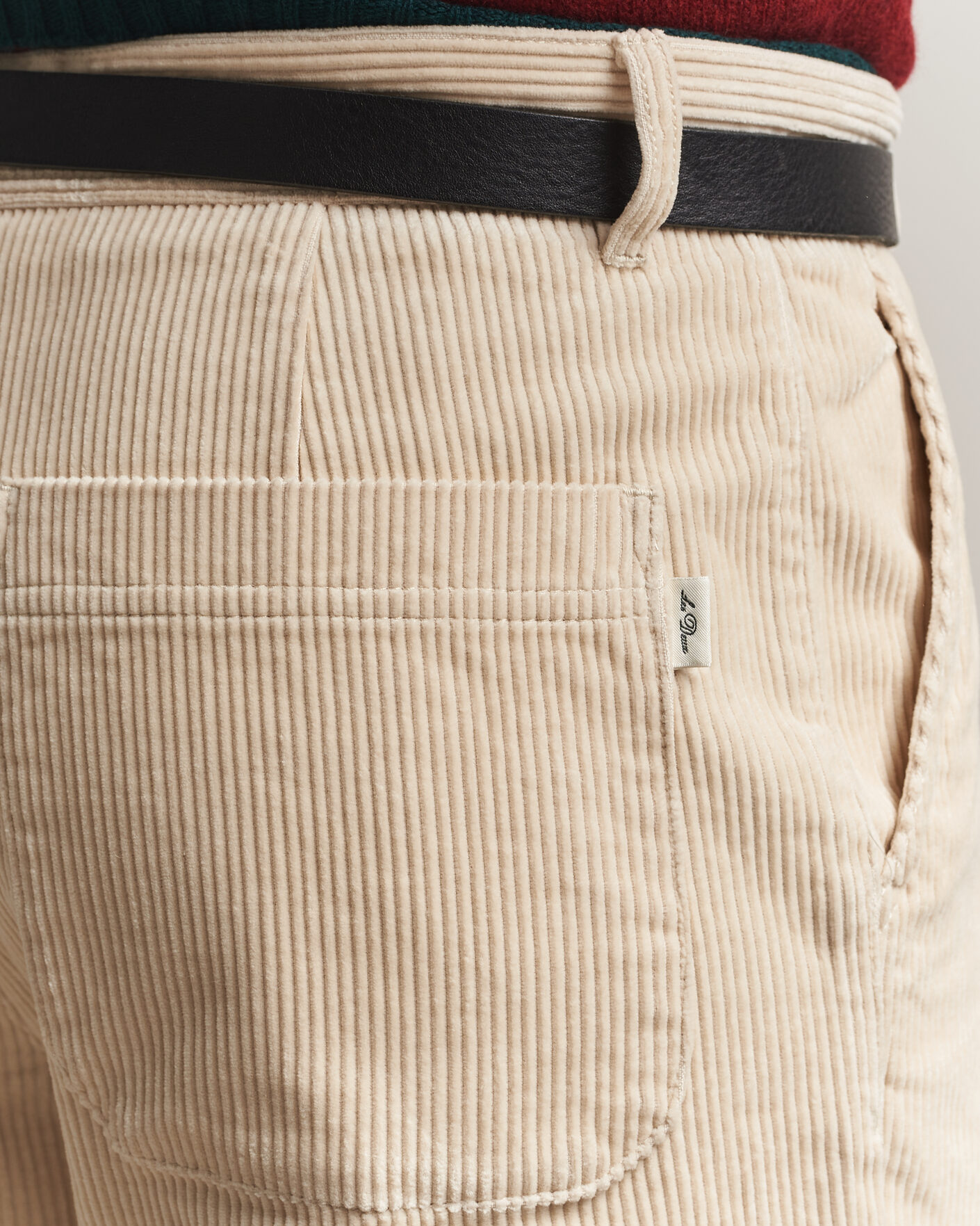 Herr | Byxor | LES DEUX | Corduroy Tapered Pants Ivory