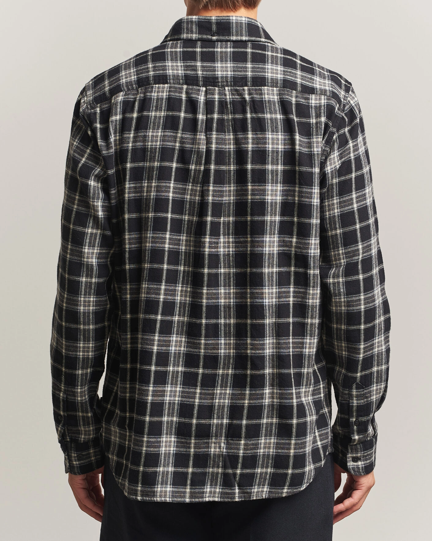 Herr | Skjortor | LES DEUX | Vintage Check Shirt Black