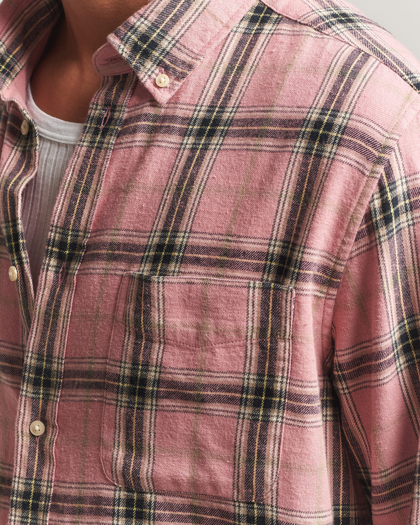 Herr | Skjortor | LES DEUX | Vintage Check Shirt India Ink