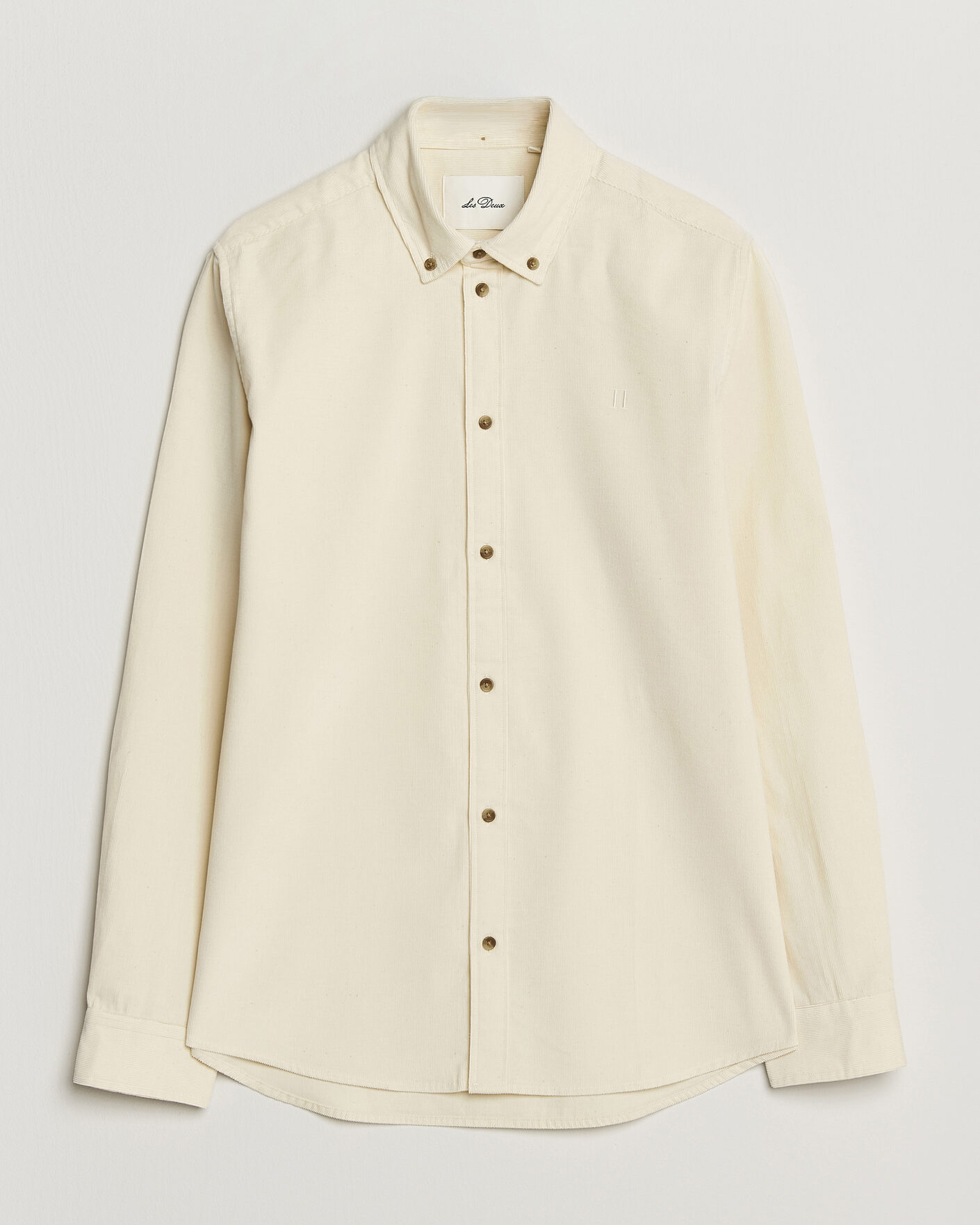 Herr | Skjortor | LES DEUX | Pinwale Corduroy Shirt Ivory