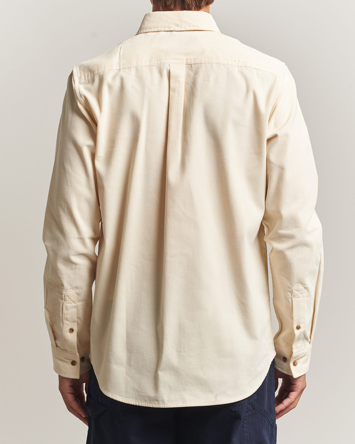 Herr | Skjortor | LES DEUX | Pinwale Corduroy Shirt Ivory