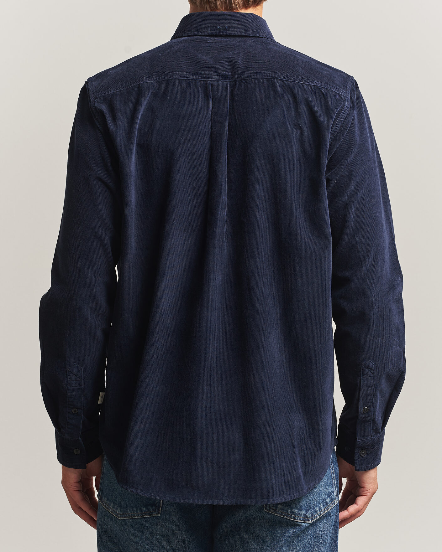 Herr | Skjortor | LES DEUX | Pinwale Corduroy Shirt Dark Navy