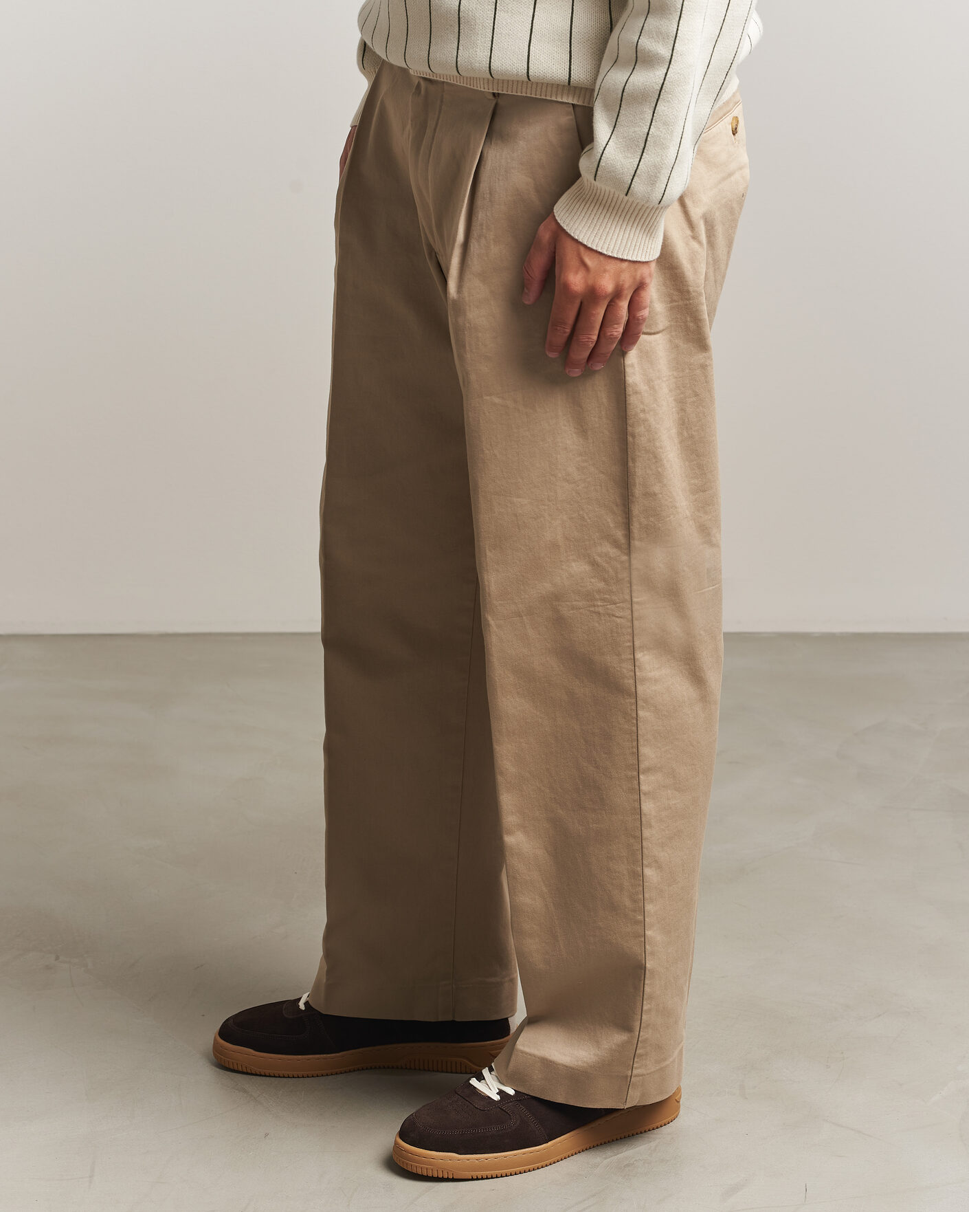 Herr | Sneakers | LES DEUX | Suede Sneaker Molé Brown