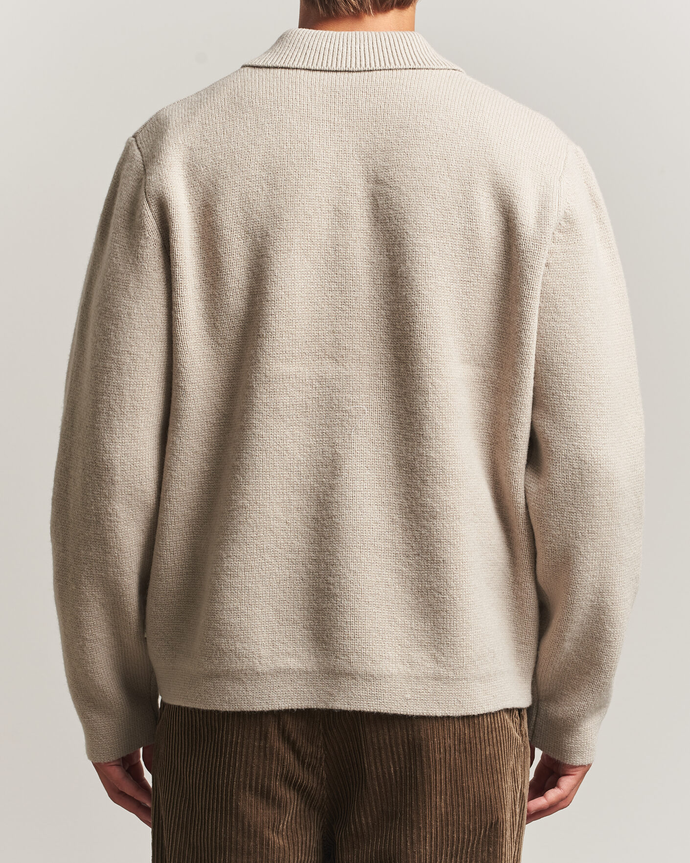 Herr | Tröjor | LES DEUX | Milano Knit Overshirt Light Sand